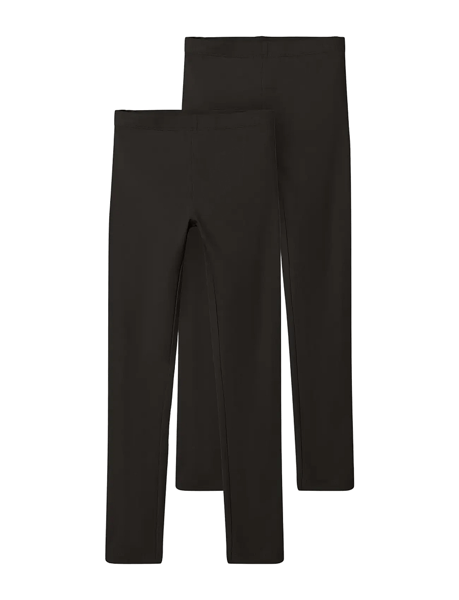 name it - NKFVIVIAN 2P LEGGING L NOOS - mitmepakendiga püksid - black - 0