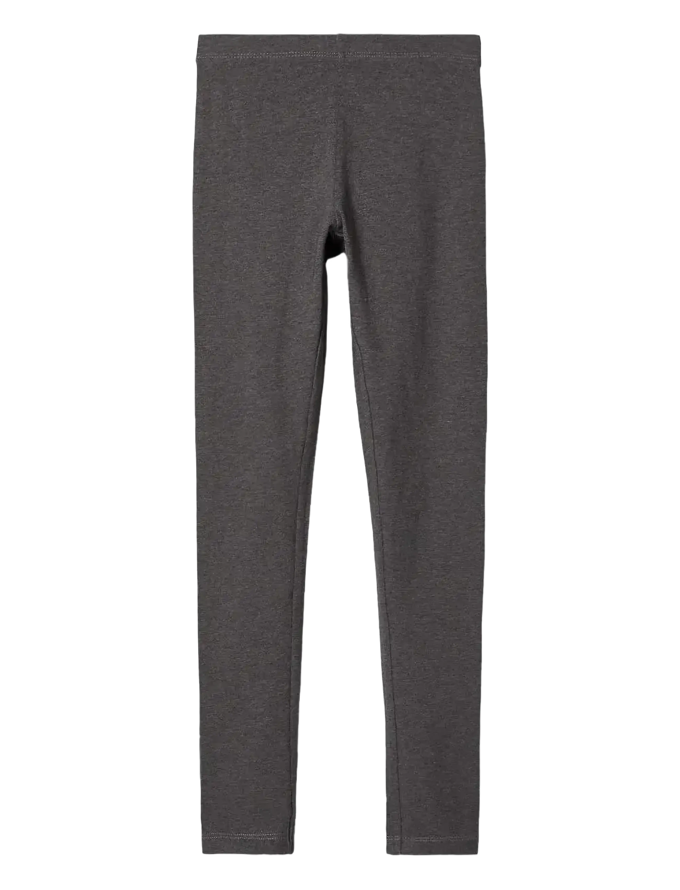 name it - NKFVIVIAN 2P LEGGING L NOOS - leggings - dark grey melange - 2