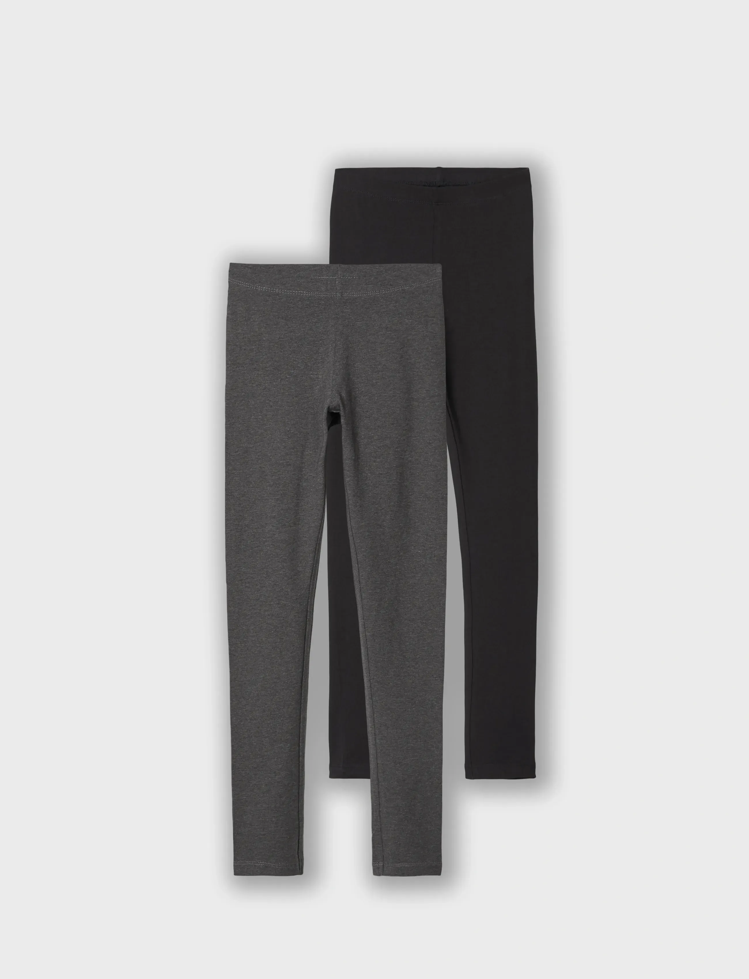 name it NKFVIVIAN 2P LEGGING L NOOS - Leggings - DARK GREY MELANGE / multi