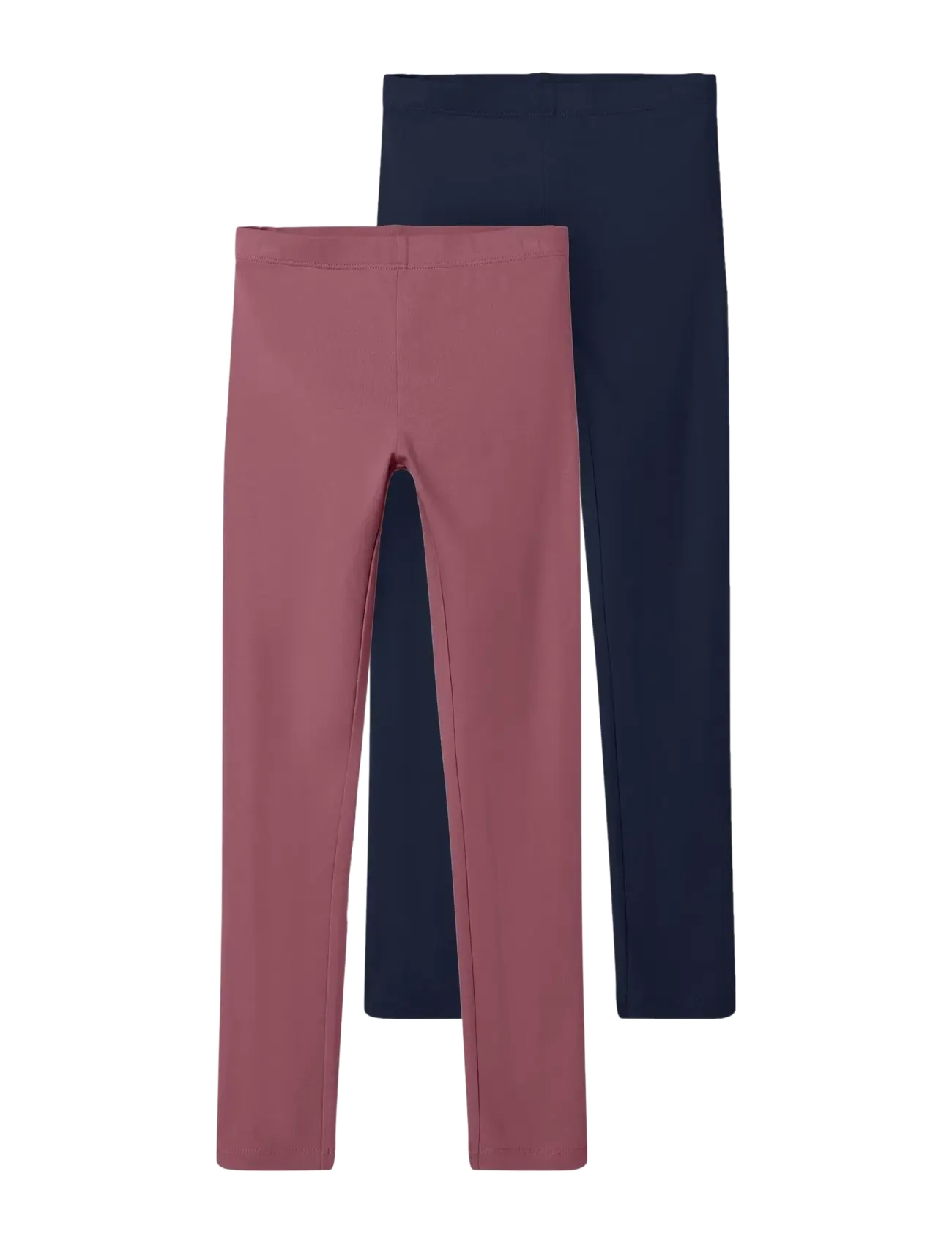 name it NKFVIVIAN 2P LEGGING L NOOS - Multipack leggins - DECO ROSE / black