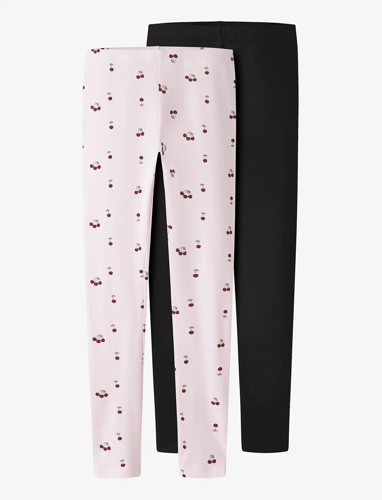 name it - NKFVIVIAN 2P AOP LEGGING NOOS - multipack leggings - black - 1