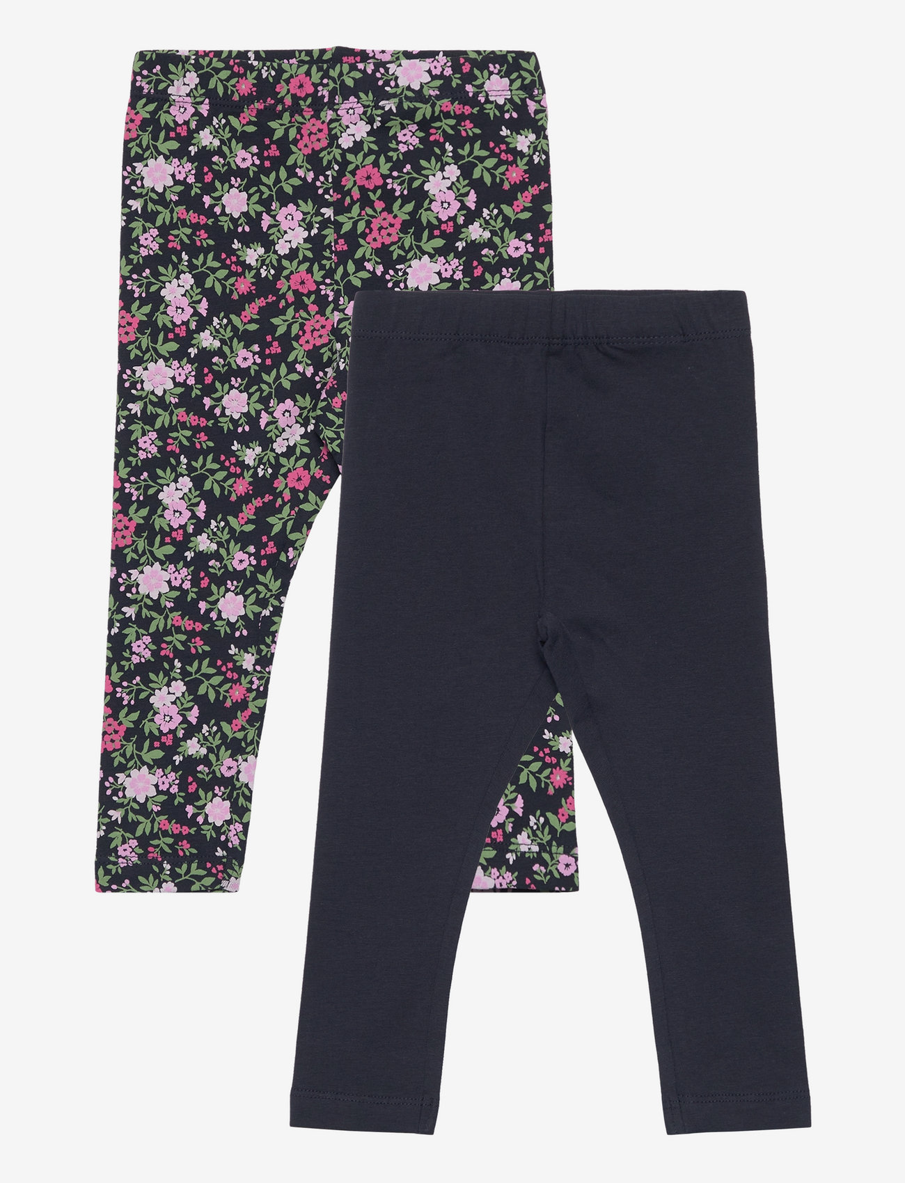 name it - NKFVIVIAN 2P AOP LEGGING NOOS - multipack leggings - dark sapphire - 1