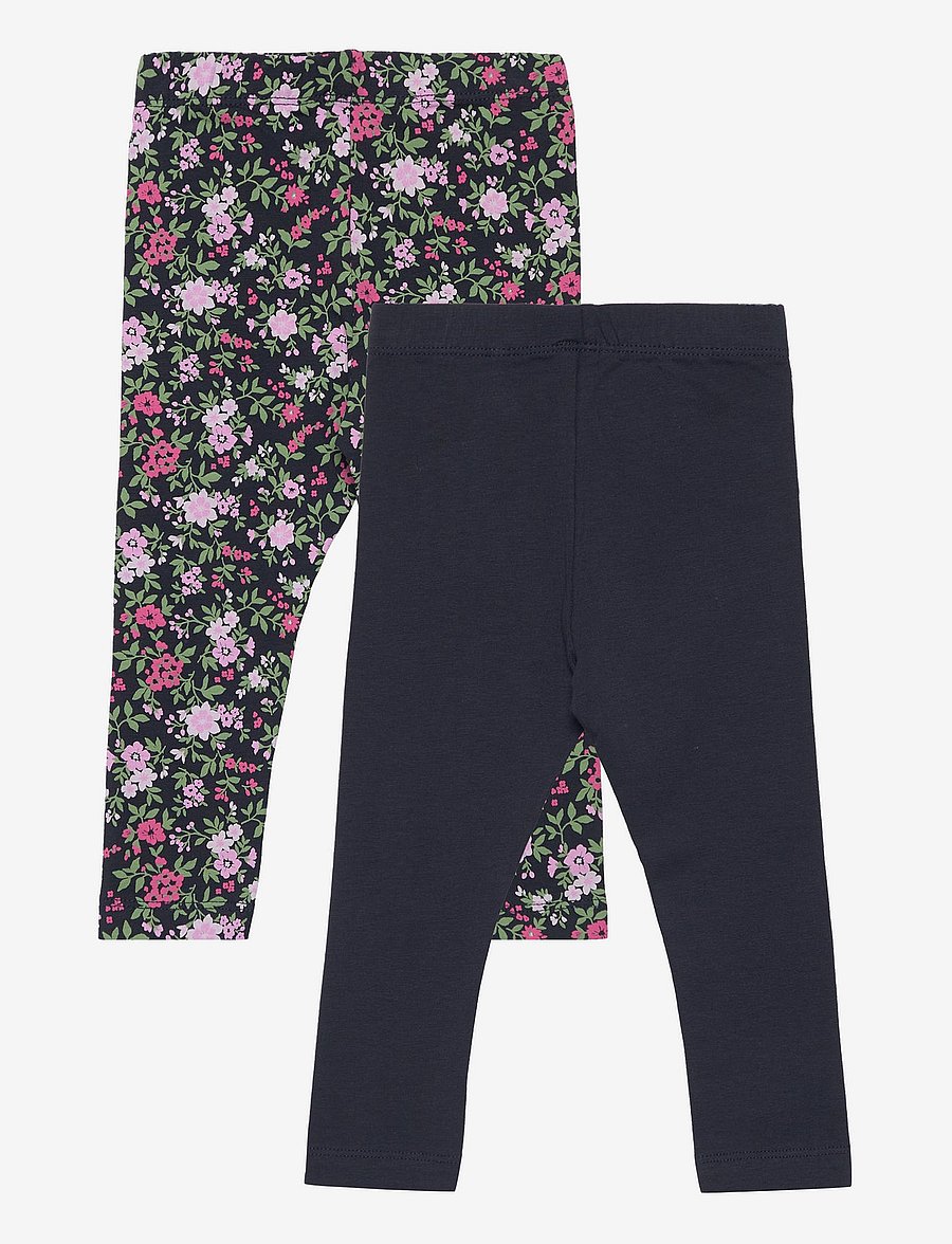 name it - NKFVIVIAN 2P AOP LEGGING NOOS - underdelar i multipack - dark sapphire - 3
