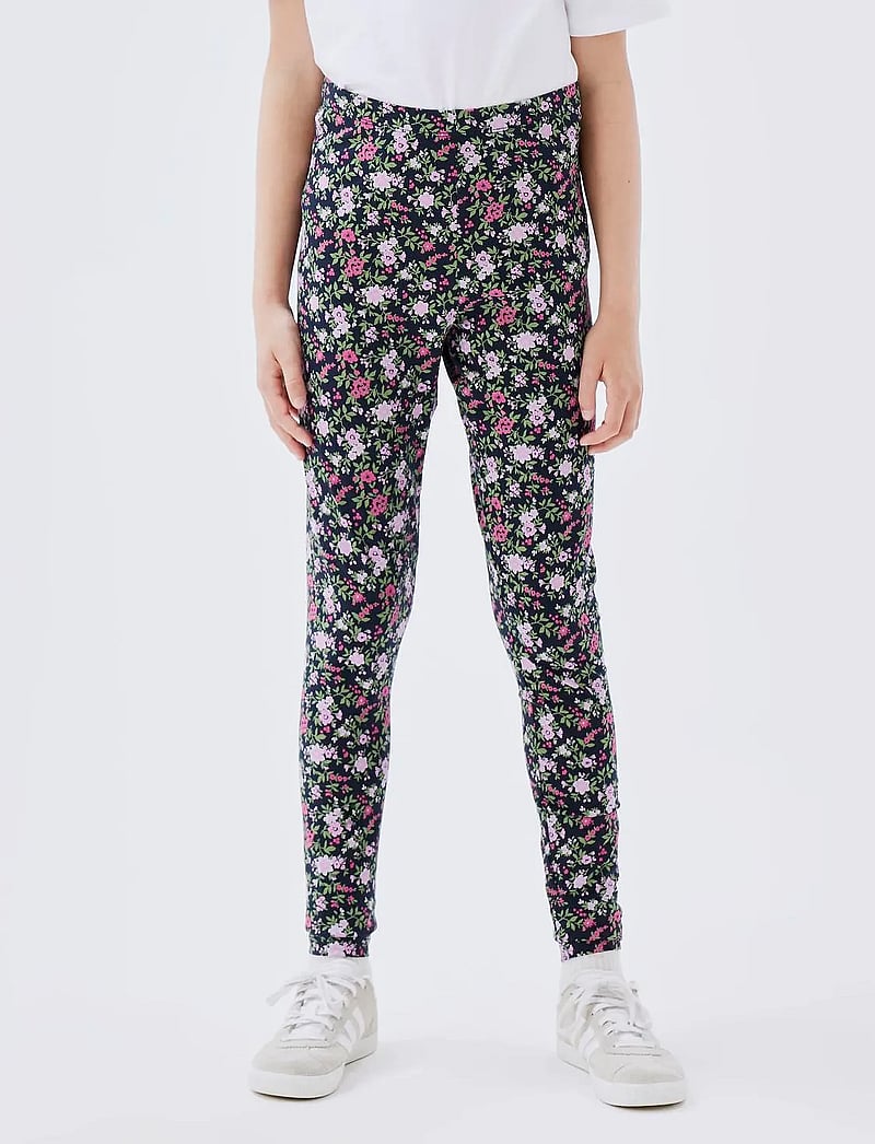 name it - NKFVIVIAN 2P AOP LEGGING NOOS - leginsy w opakowaniu zbiorczym - dark sapphire - 2