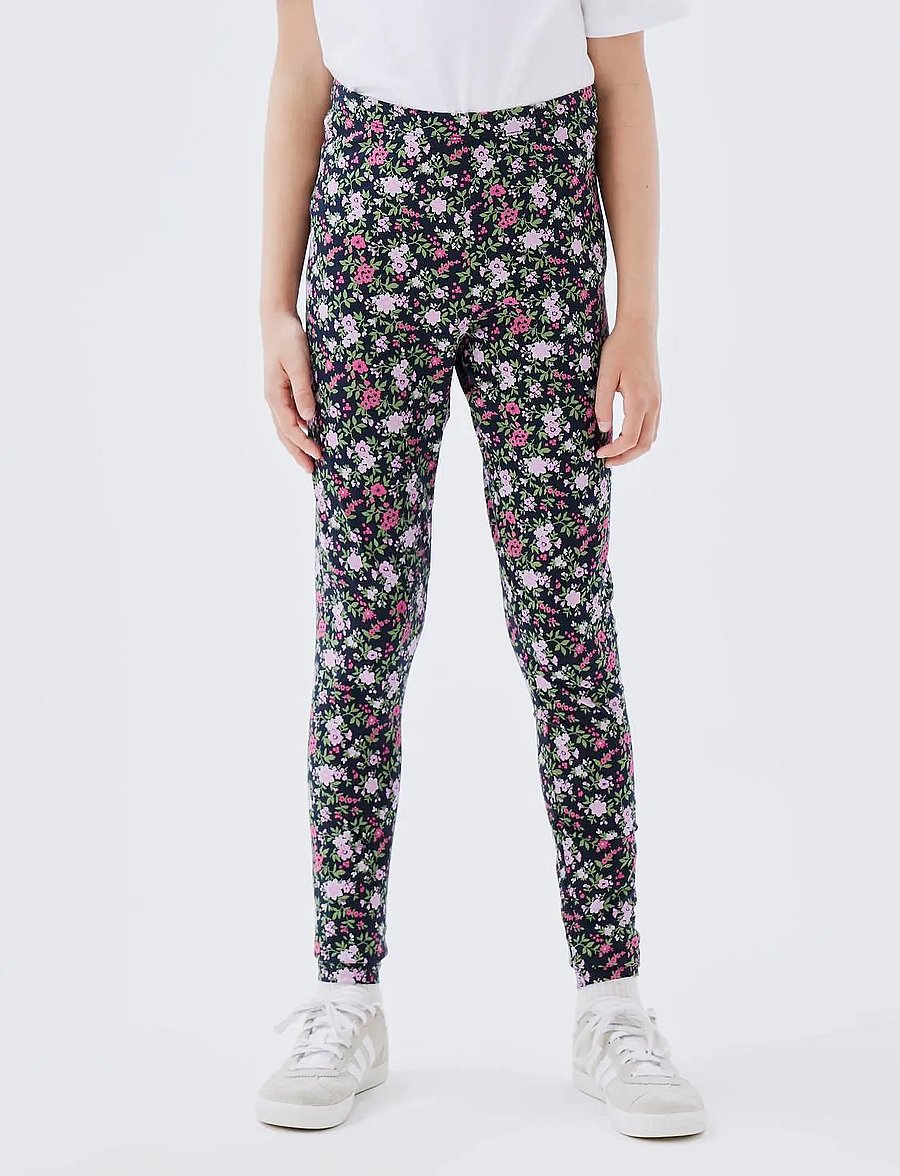 name it - NKFVIVIAN 2P AOP LEGGING NOOS - leginsy w opakowaniu zbiorczym - dark sapphire - 2