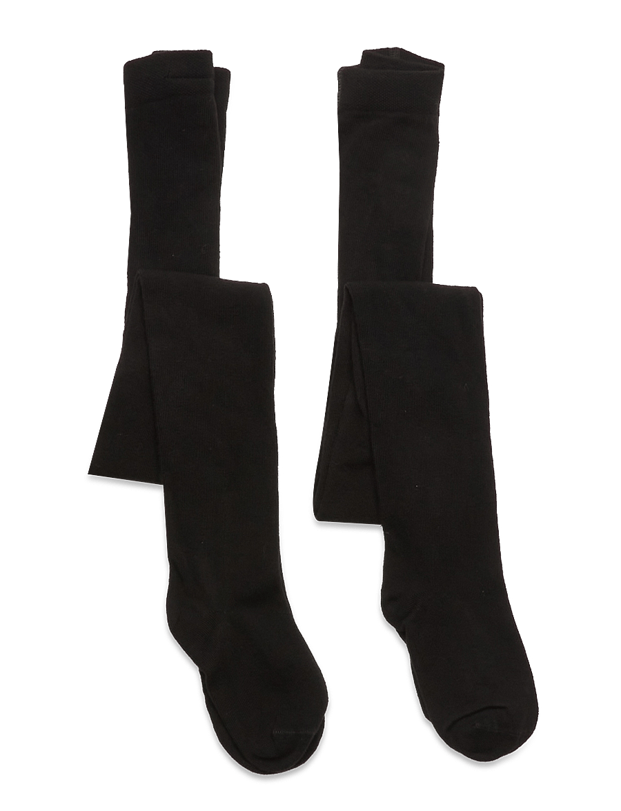 name it - NKNPANTYHOSE 2P SOLID NOOS - collants - black - 0