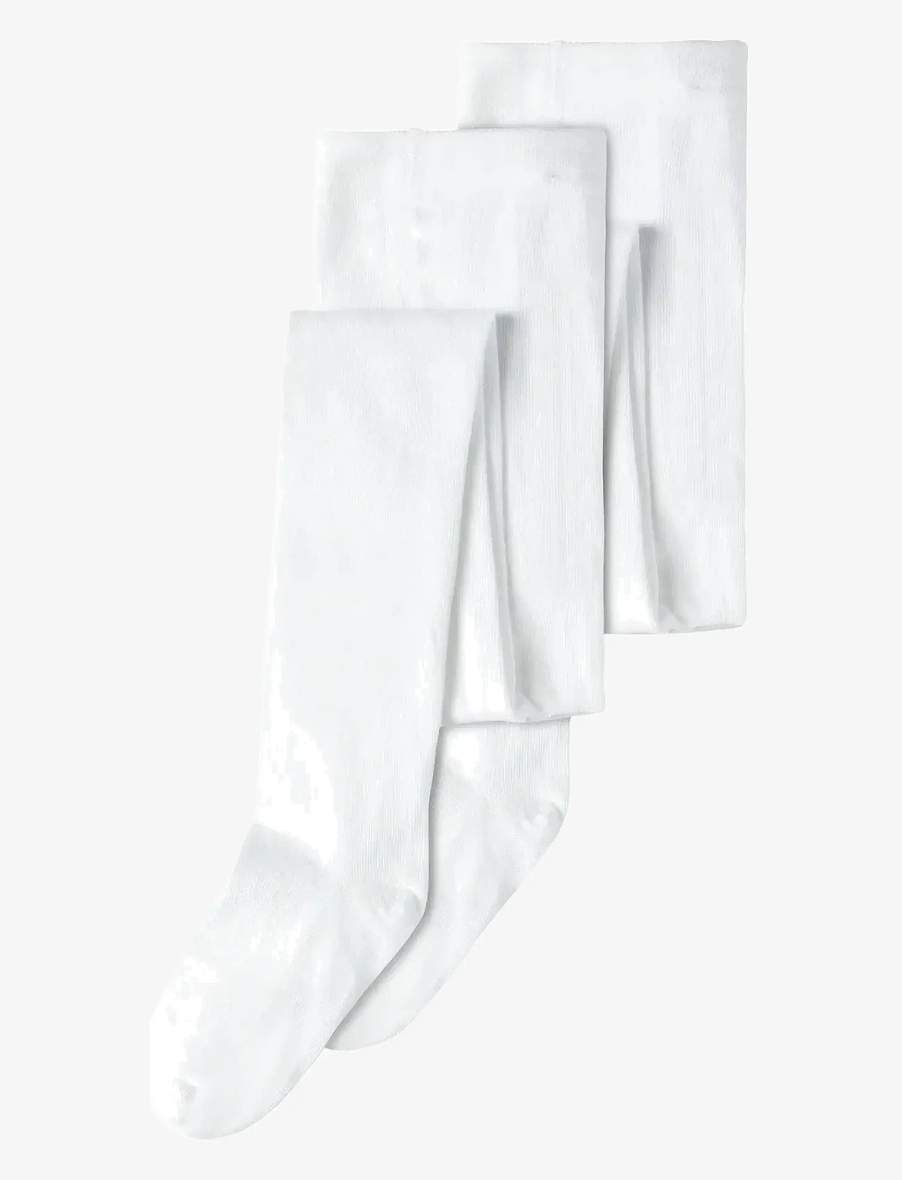 name it - NKNPANTYHOSE 2P SOLID NOOS - strømpebukser - bright white - 2