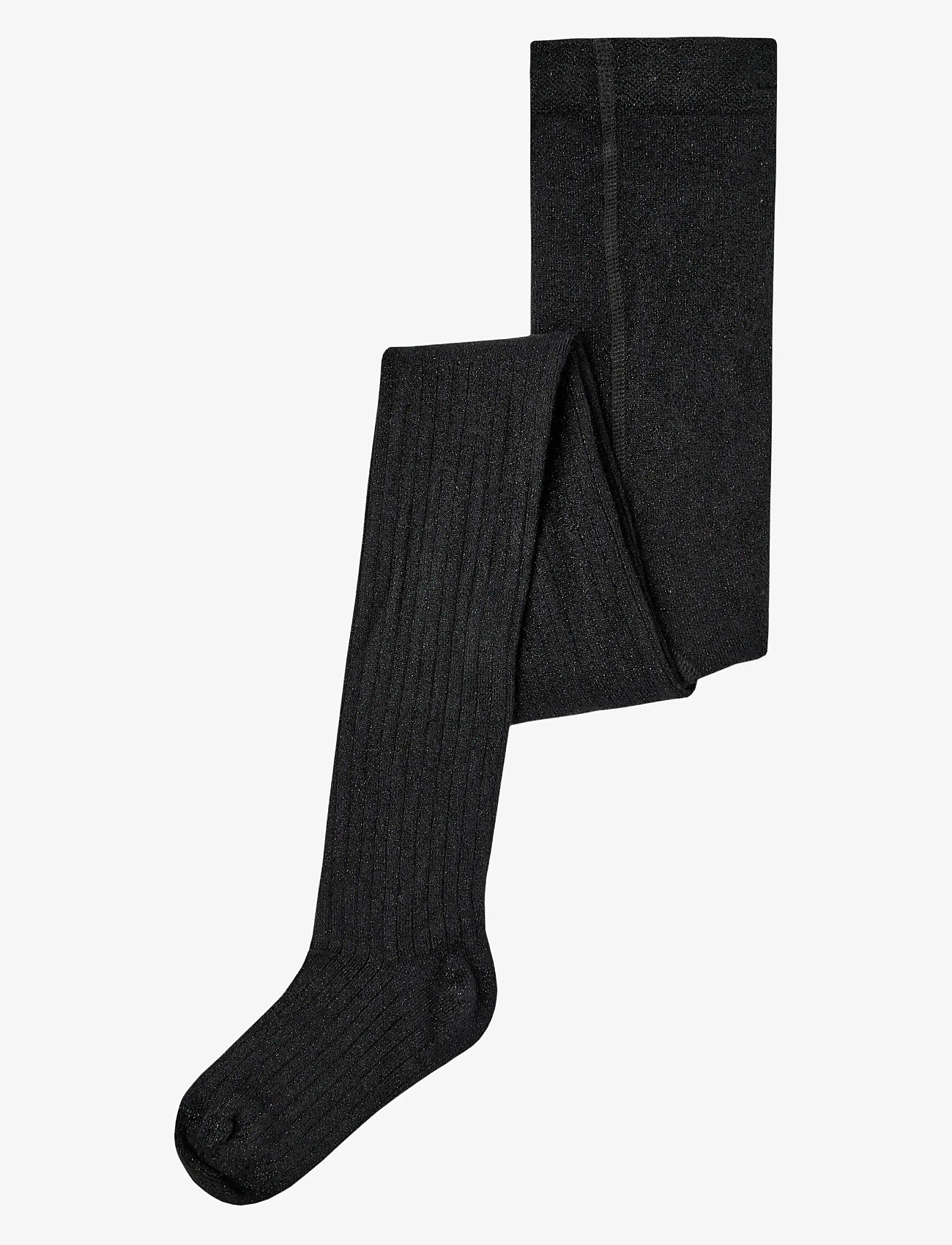 name it - NKFPANTYHOSE GLITTER RIB NOOS - strømpebukser - black - 0