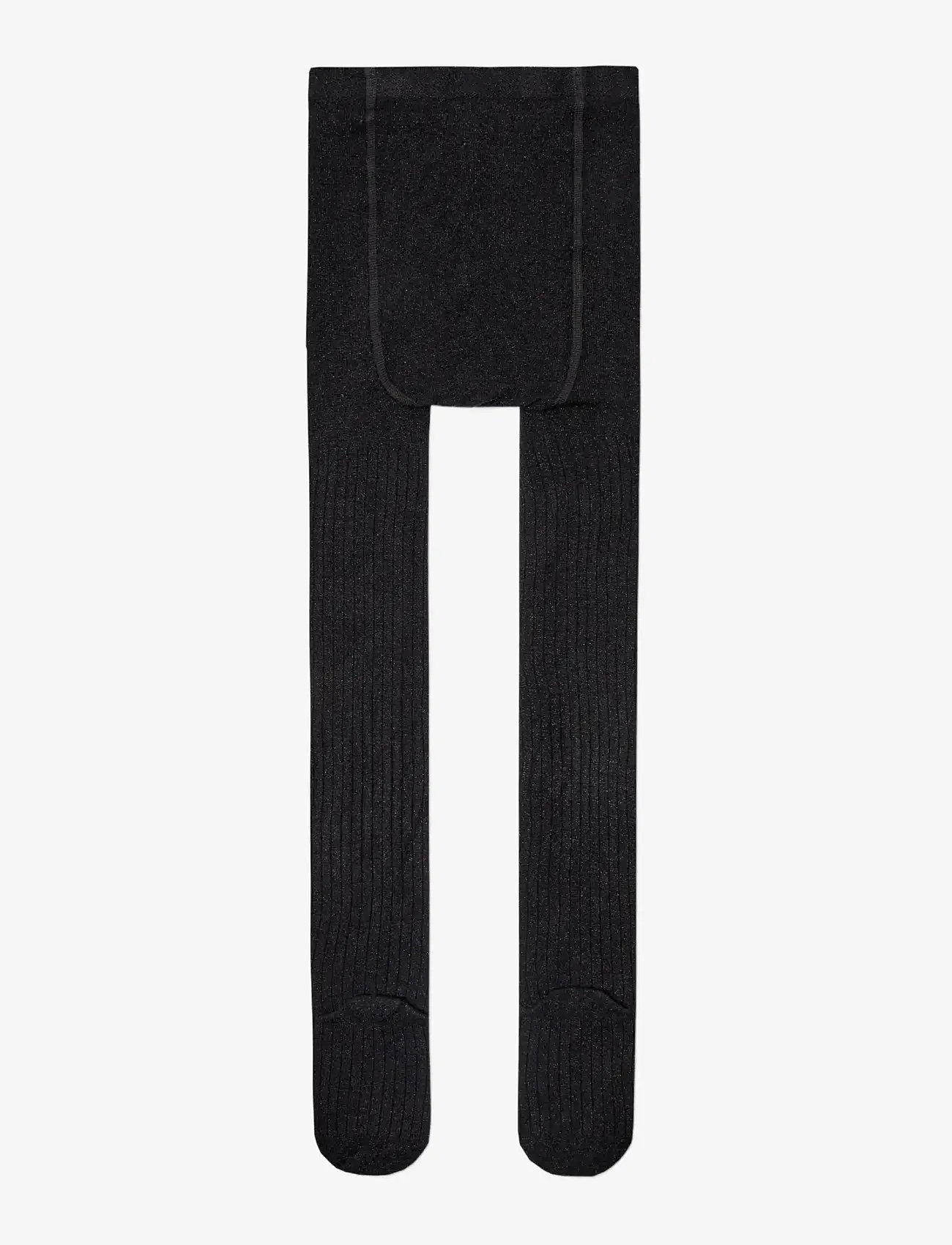 name it - NKFPANTYHOSE GLITTER RIB NOOS - strømpebukser - black - 1