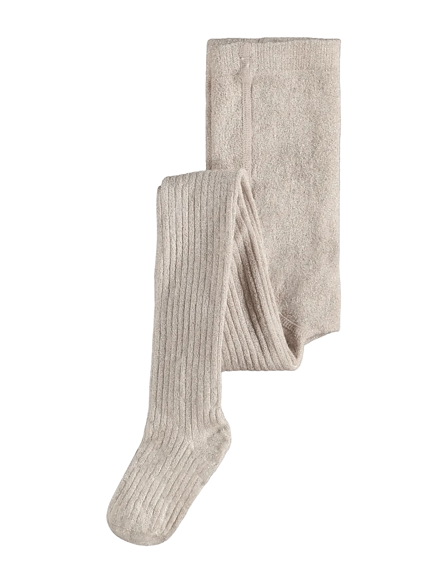 name it - NKFPANTYHOSE GLITTER RIB NOOS - sukkpüksid - moonbeam - 0