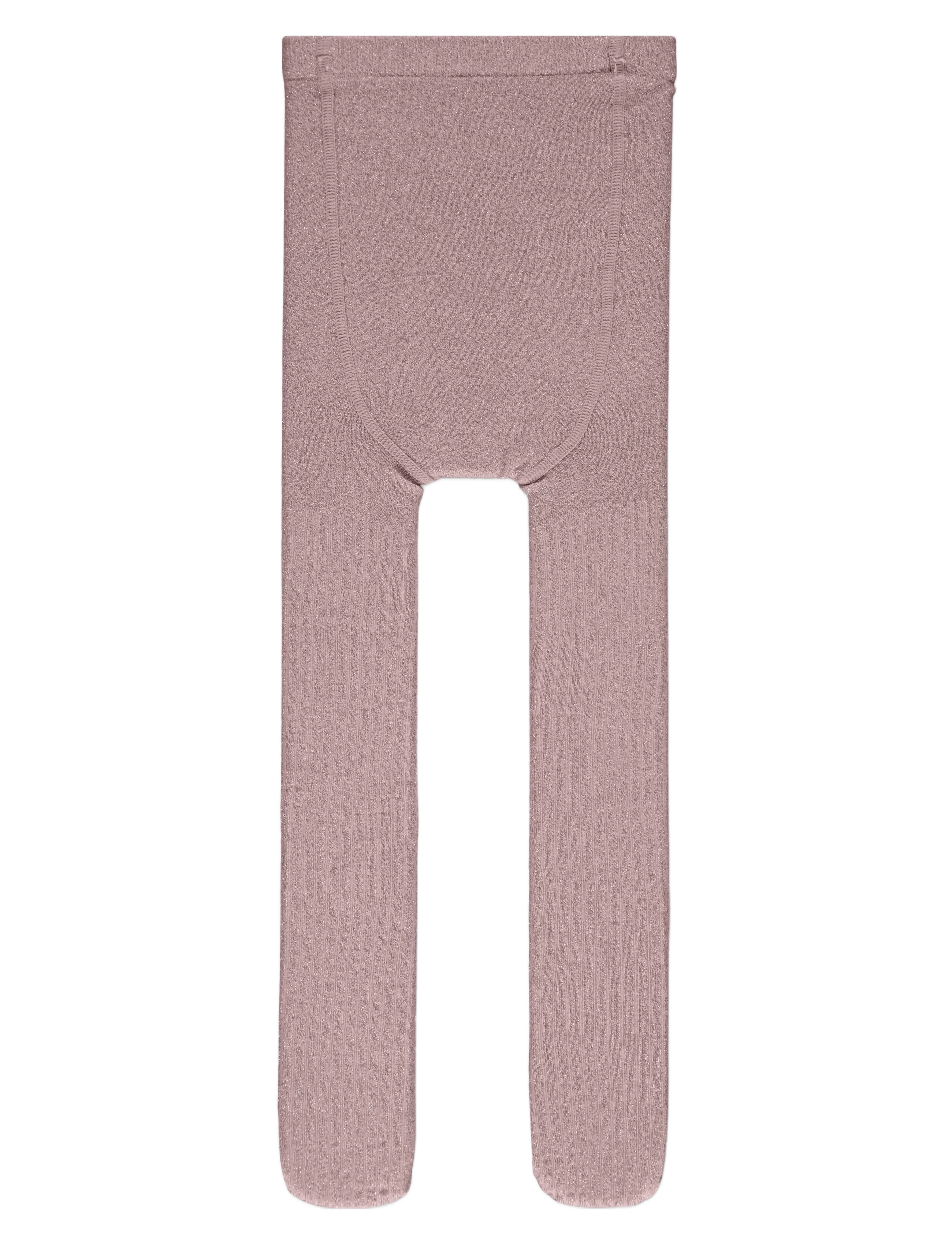 name it - NKFPANTYHOSE GLITTER RIB NOOS - sukkpüksid - woodrose - 1