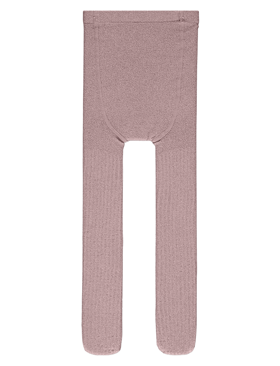 name it - NKFPANTYHOSE GLITTER RIB NOOS - strumpbyxor - woodrose - 1