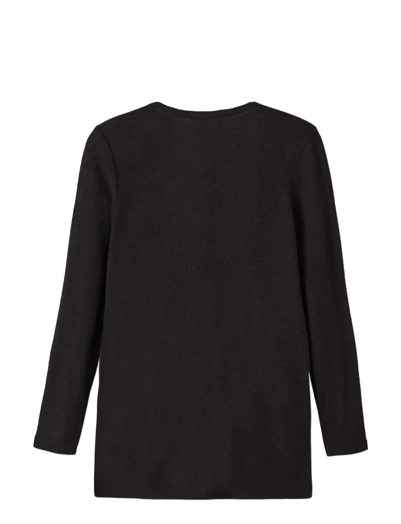 name it - NKFVICTI LS KNIT CARD L NOOS - cardigans - black - 1