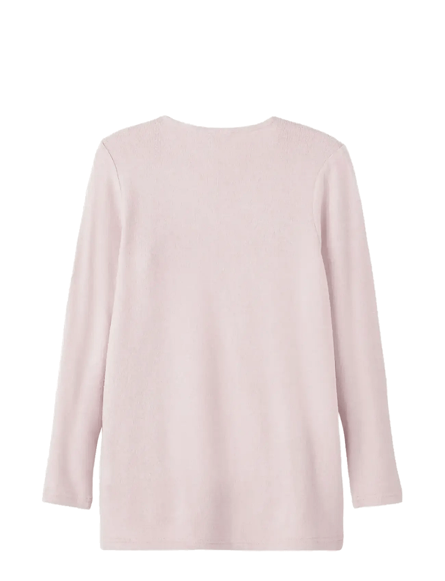 name it - NKFVICTI LS KNIT CARD L NOOS - koftor - burnished lilac - 2
