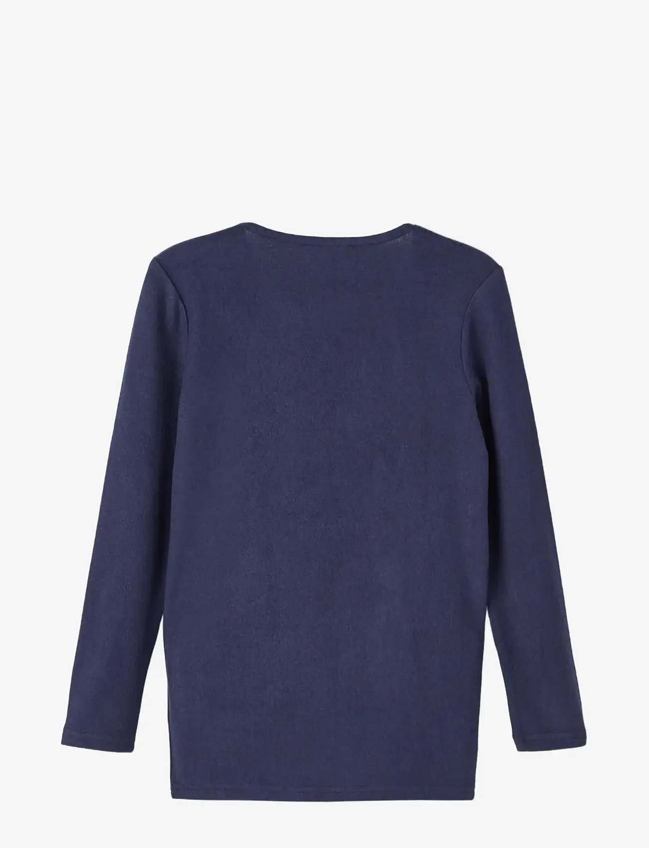 name it - NKFVICTI LS KNIT CARD L NOOS - koftor - dark sapphire - 3