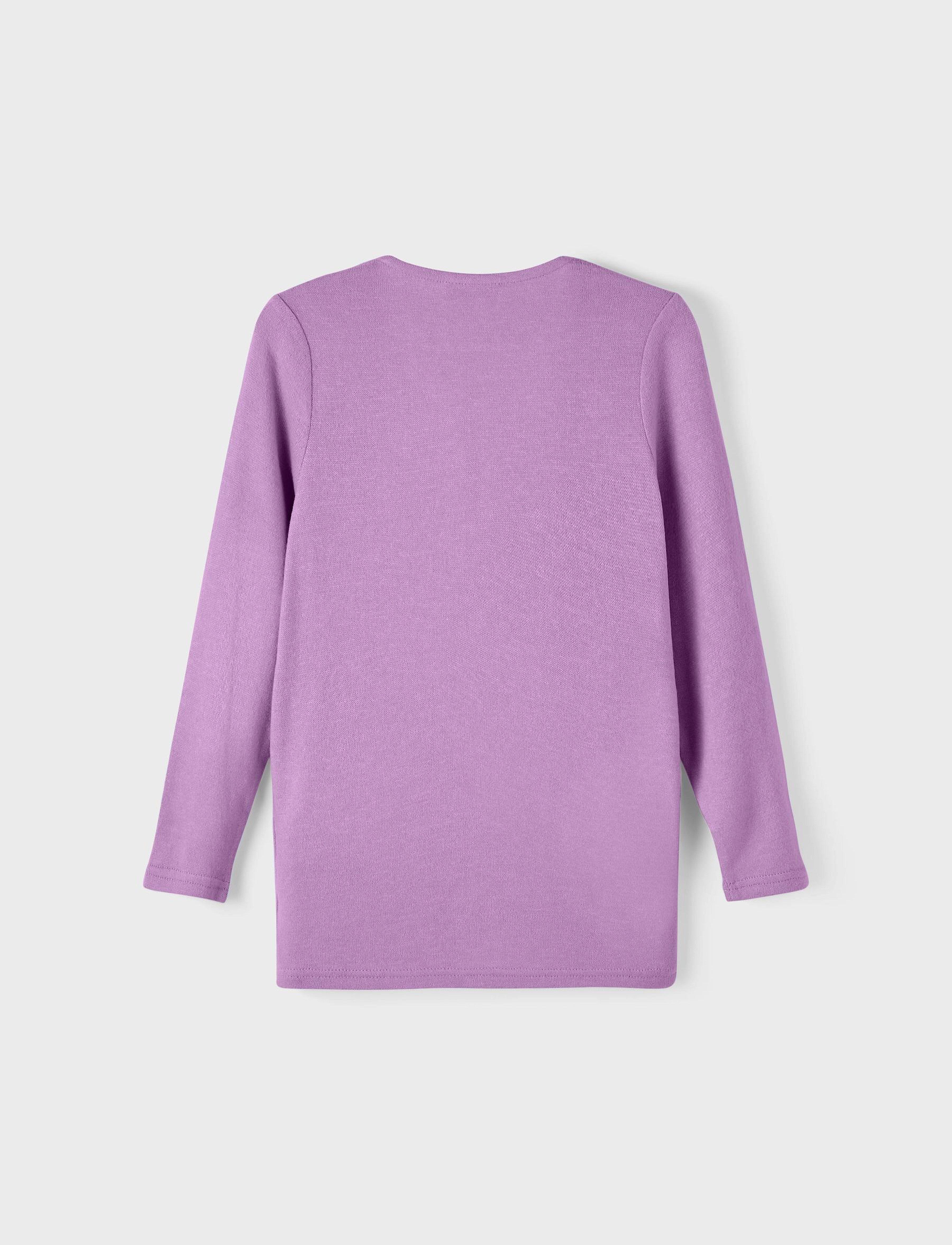 name it - NKFVICTI LS KNIT CARD L NOOS - cardigans - violet tulle - 3