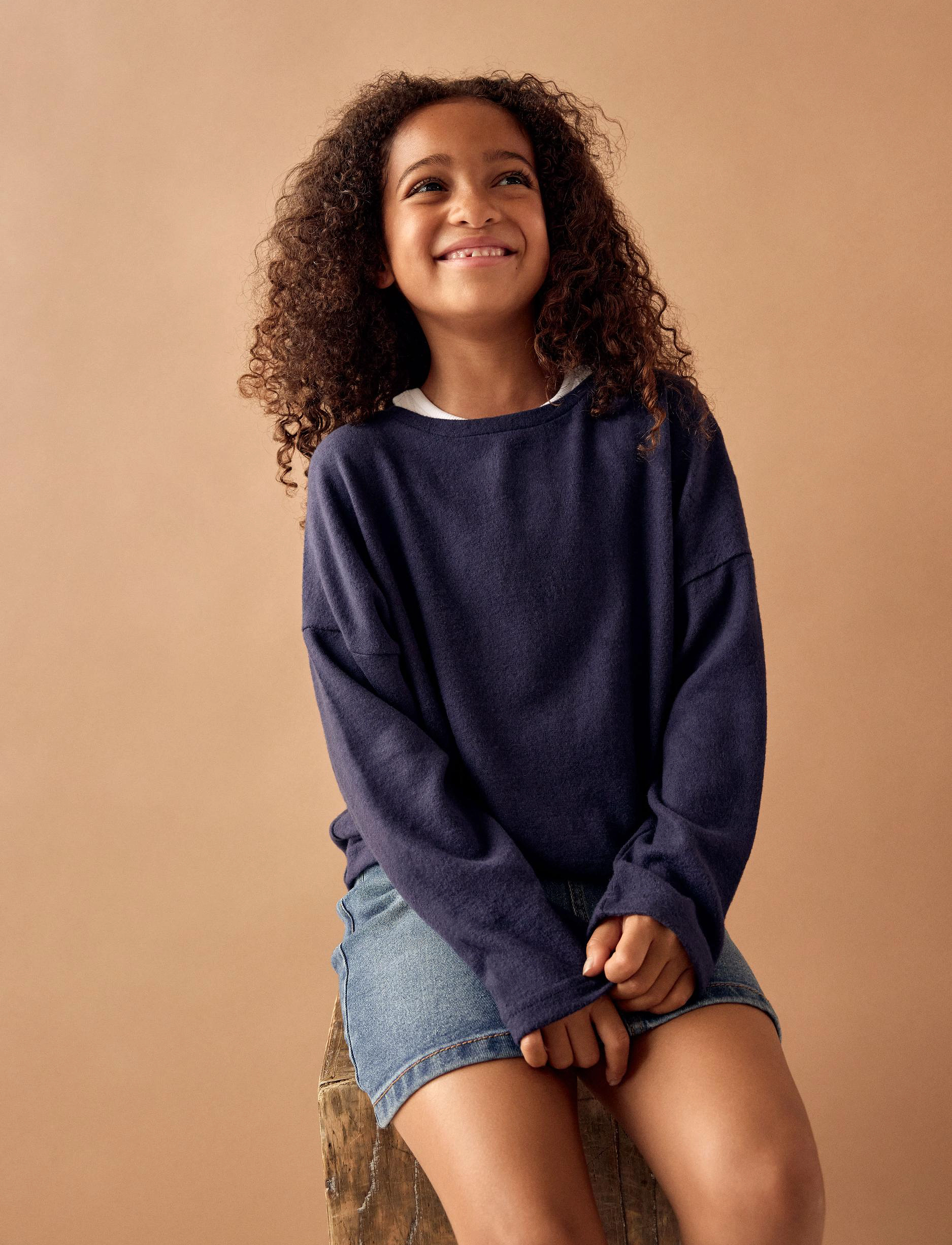 name it - NKFVICTI LS KNIT L NOOS - langærmede t-shirts - dark sapphire - 4