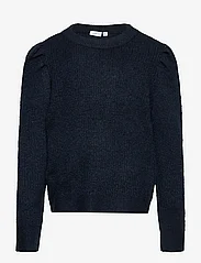 name it - NKFRHIS LS  KNIT CAMP - jumpers - dark sapphire - 0