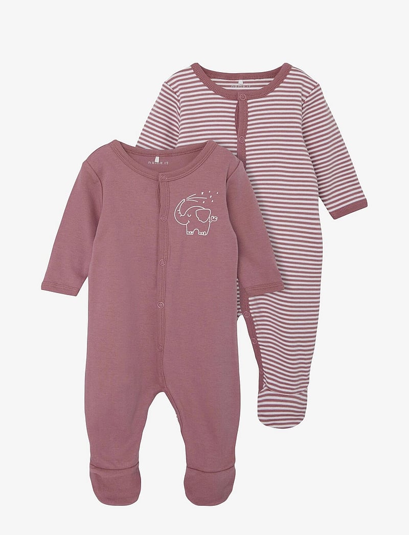 name it - NBNNIGHTSUIT 2P W/F Y/D CORE NOOS - natdragter - mesa rose - 0