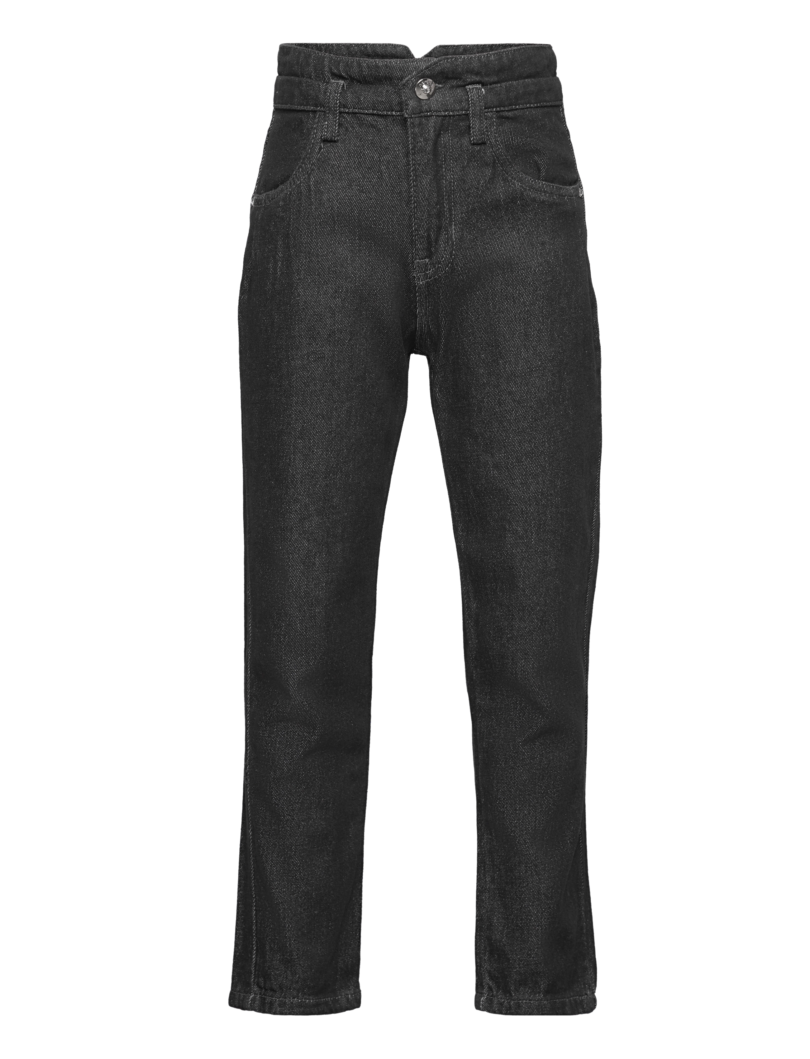 name it NKFBELLA DNMATAMY HW ANCLE MOM PANT - Regular jeans - BLACK DENIM / black