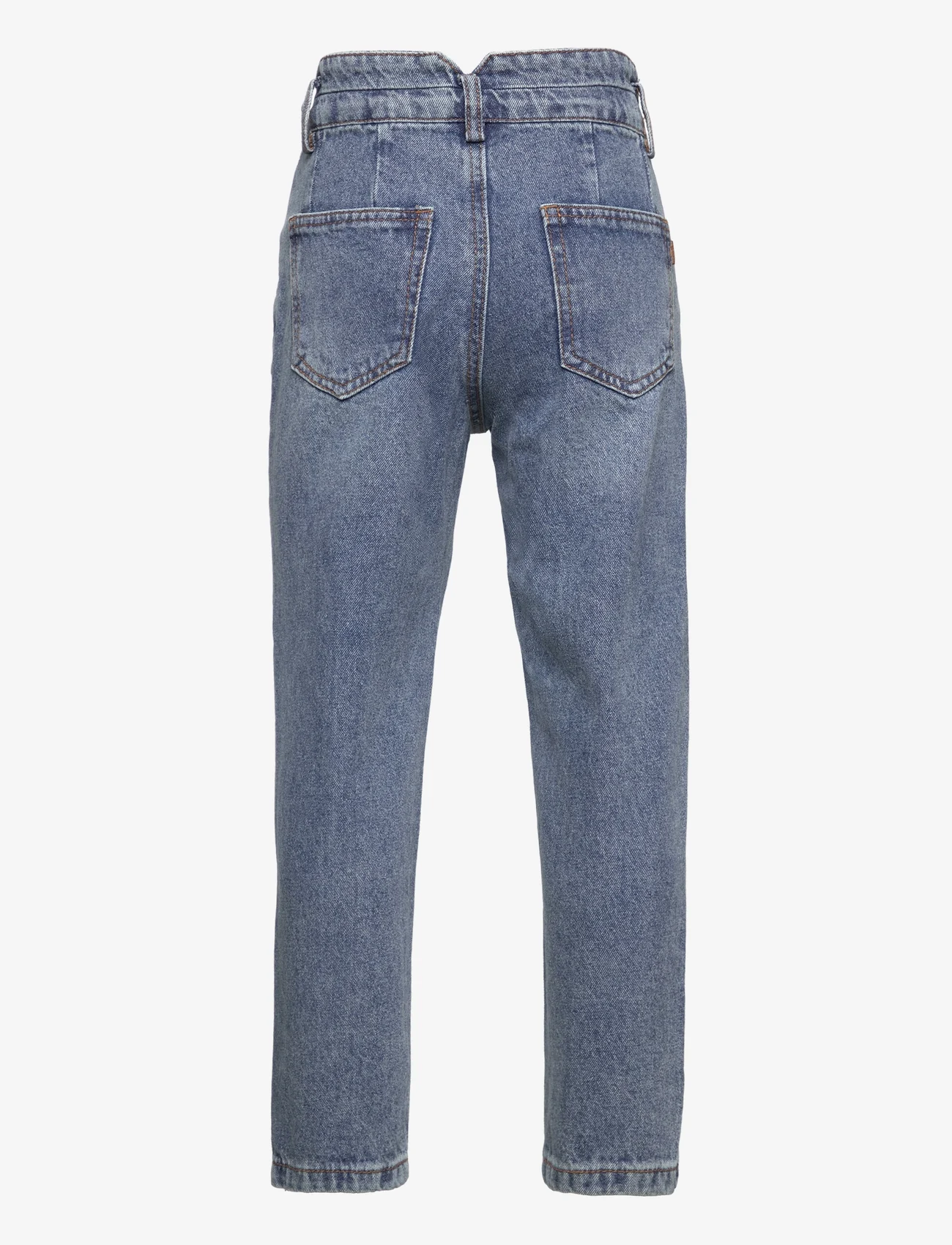 name it - NKFBELLA DNMATAMY HW ANCLE MOM PANT - regular jeans - dark blue denim - 1
