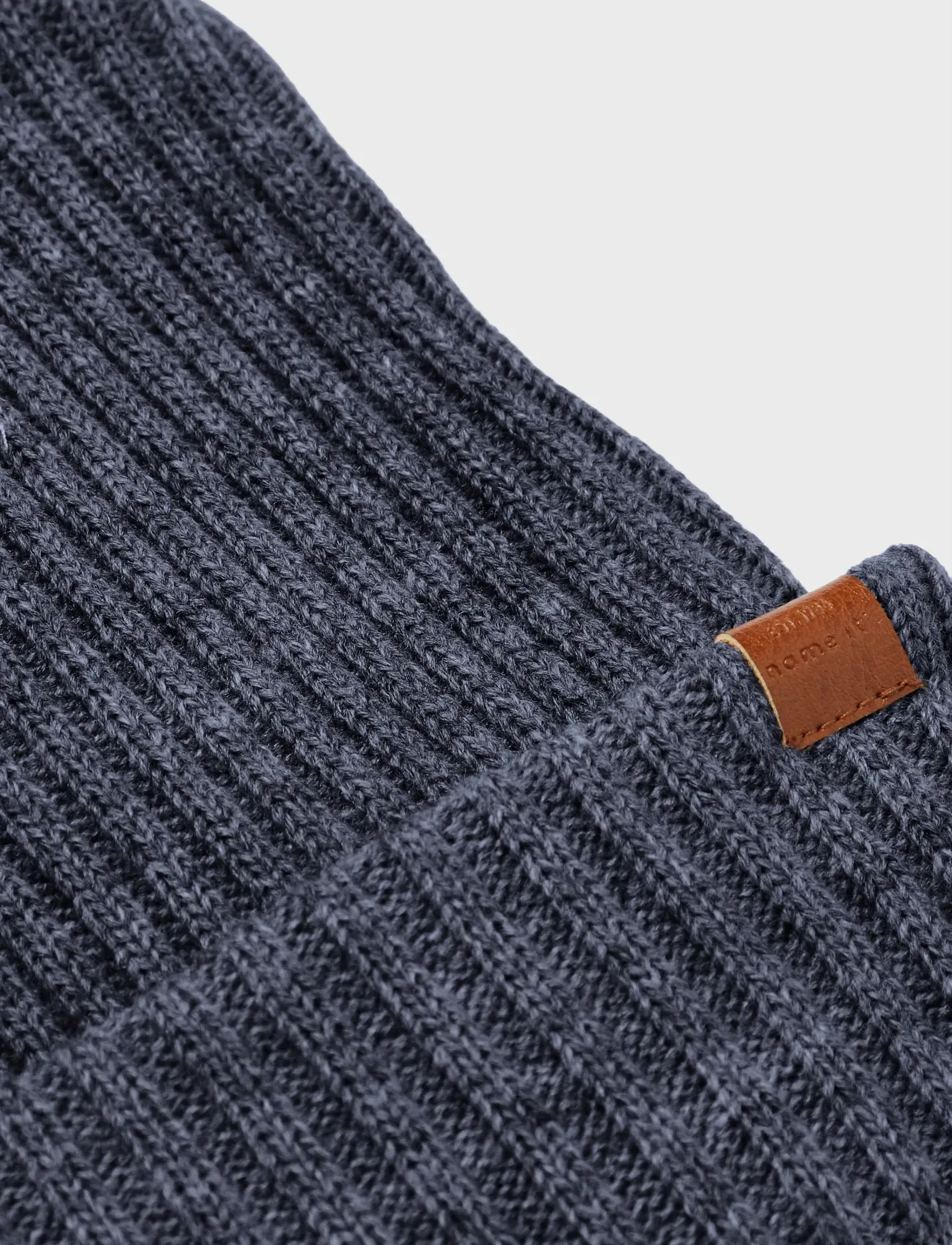 name it - NKNMILAN KNIT HAT2 NOOS - beanies - dark sapphire - 3