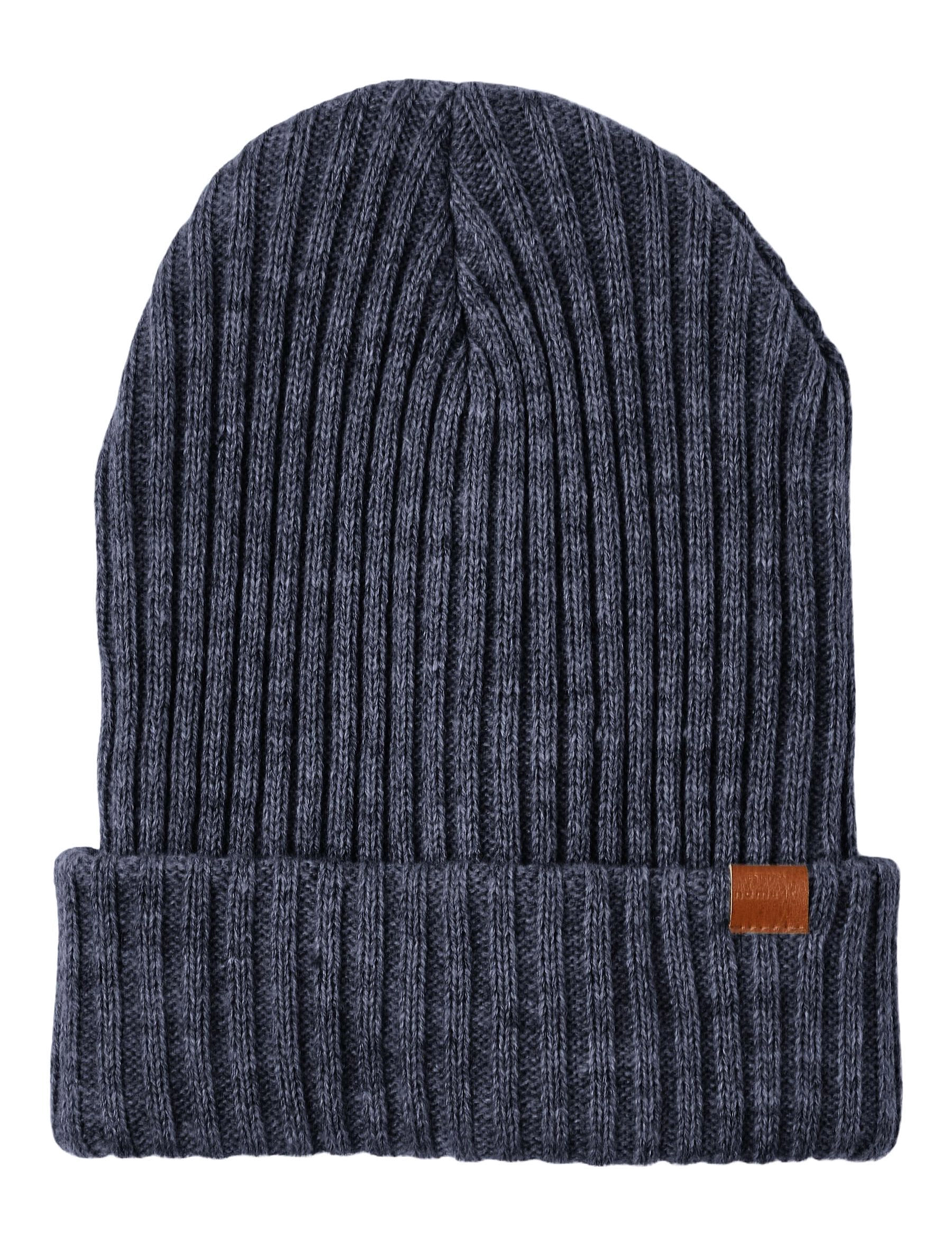 name it - NKNMILAN KNIT HAT2 NOOS - beanies - dark sapphire - 4