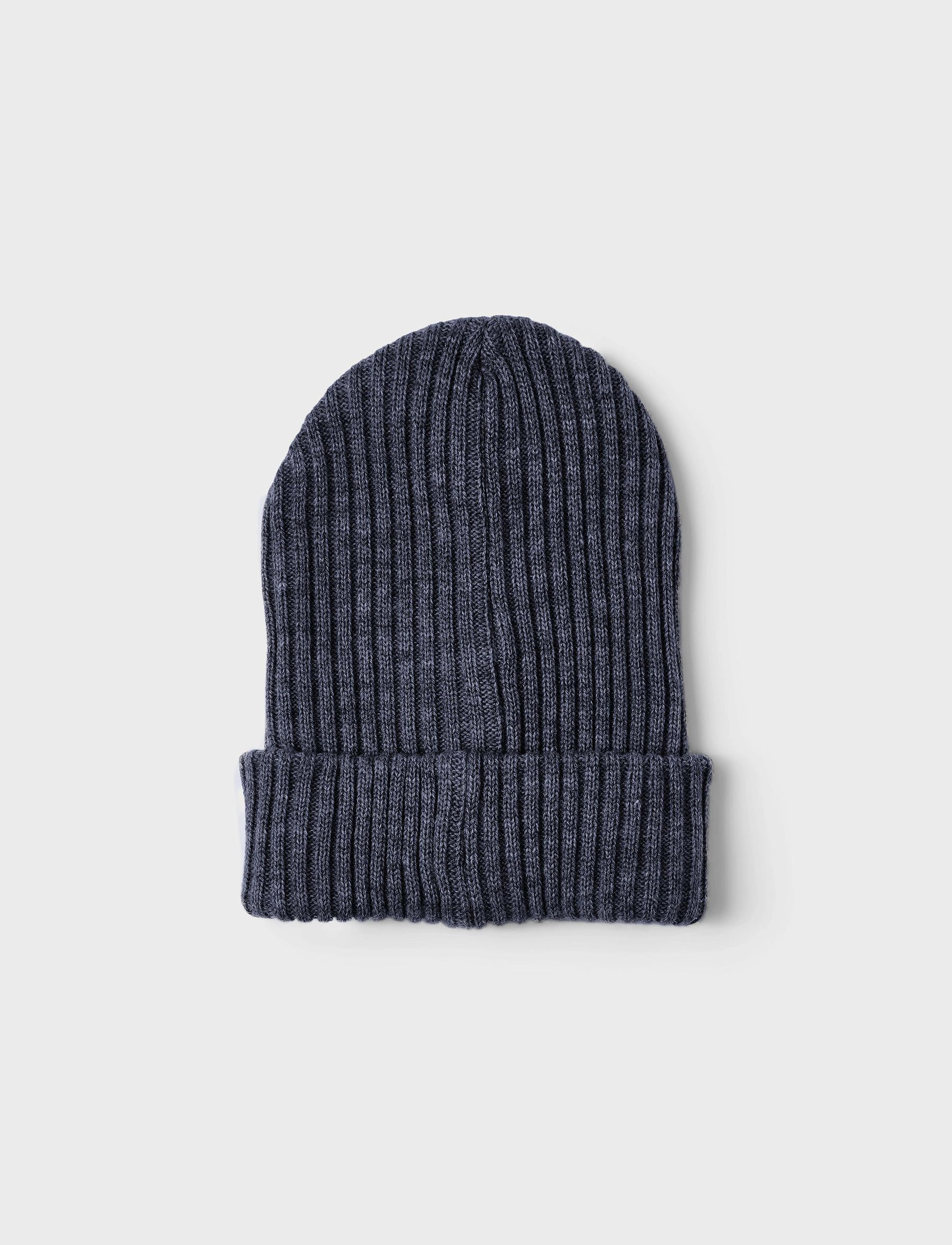 name it - NKNMILAN KNIT HAT2 NOOS - beanies - dark sapphire - 5