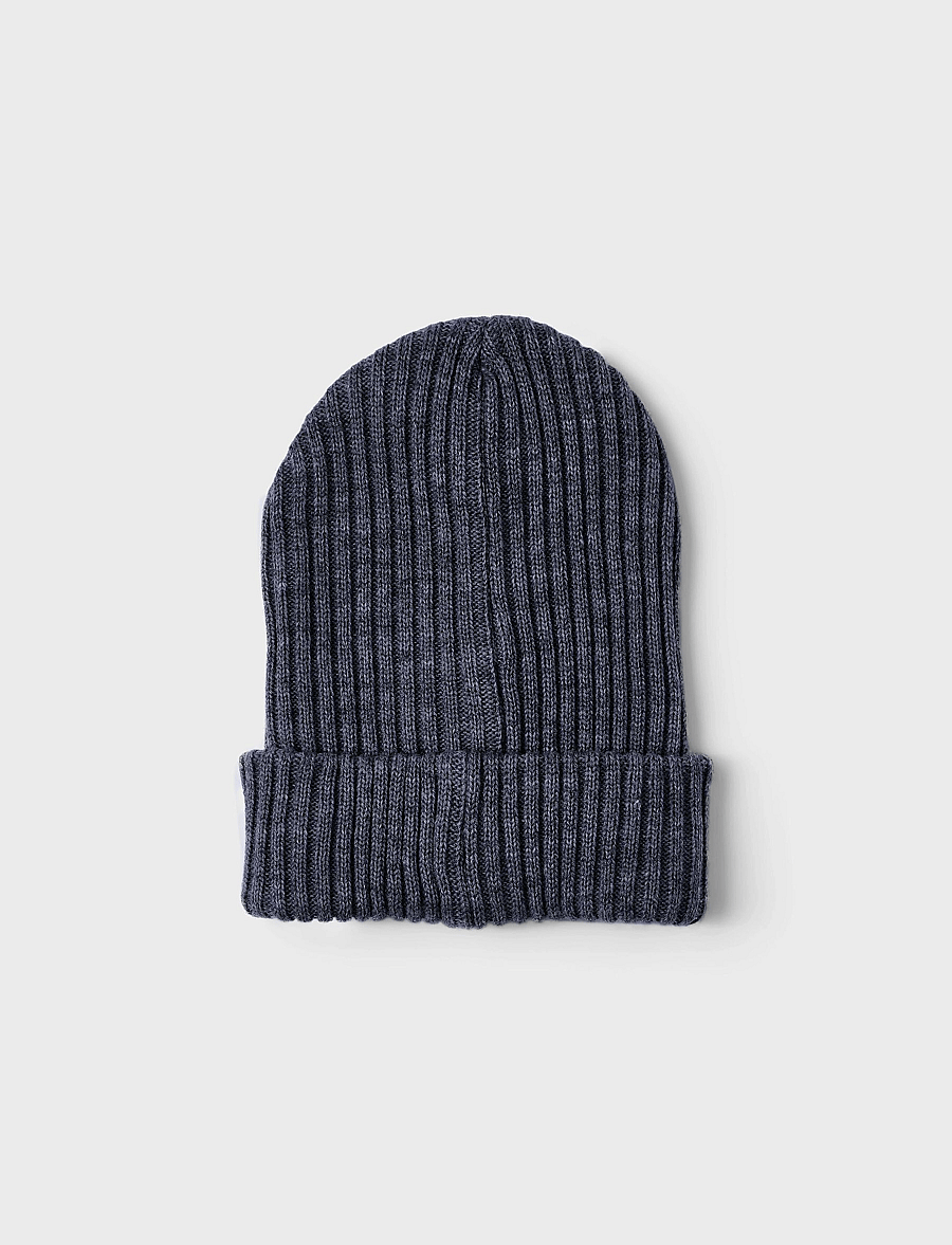 name it - NKNMILAN KNIT HAT2 NOOS - beanies - dark sapphire - 5
