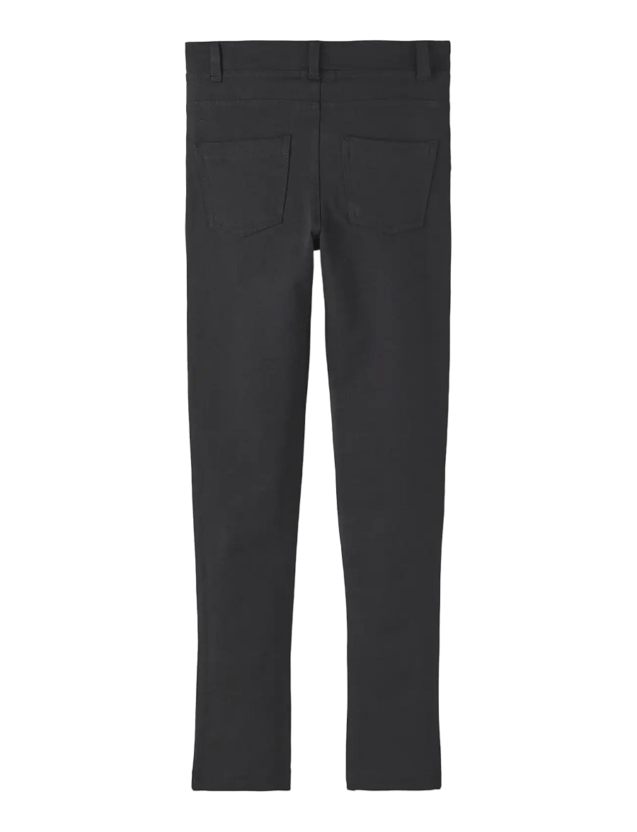 name it - NKFJAVI SOLID SWE LEGGING UNB N NOOS - leggings - black - 2