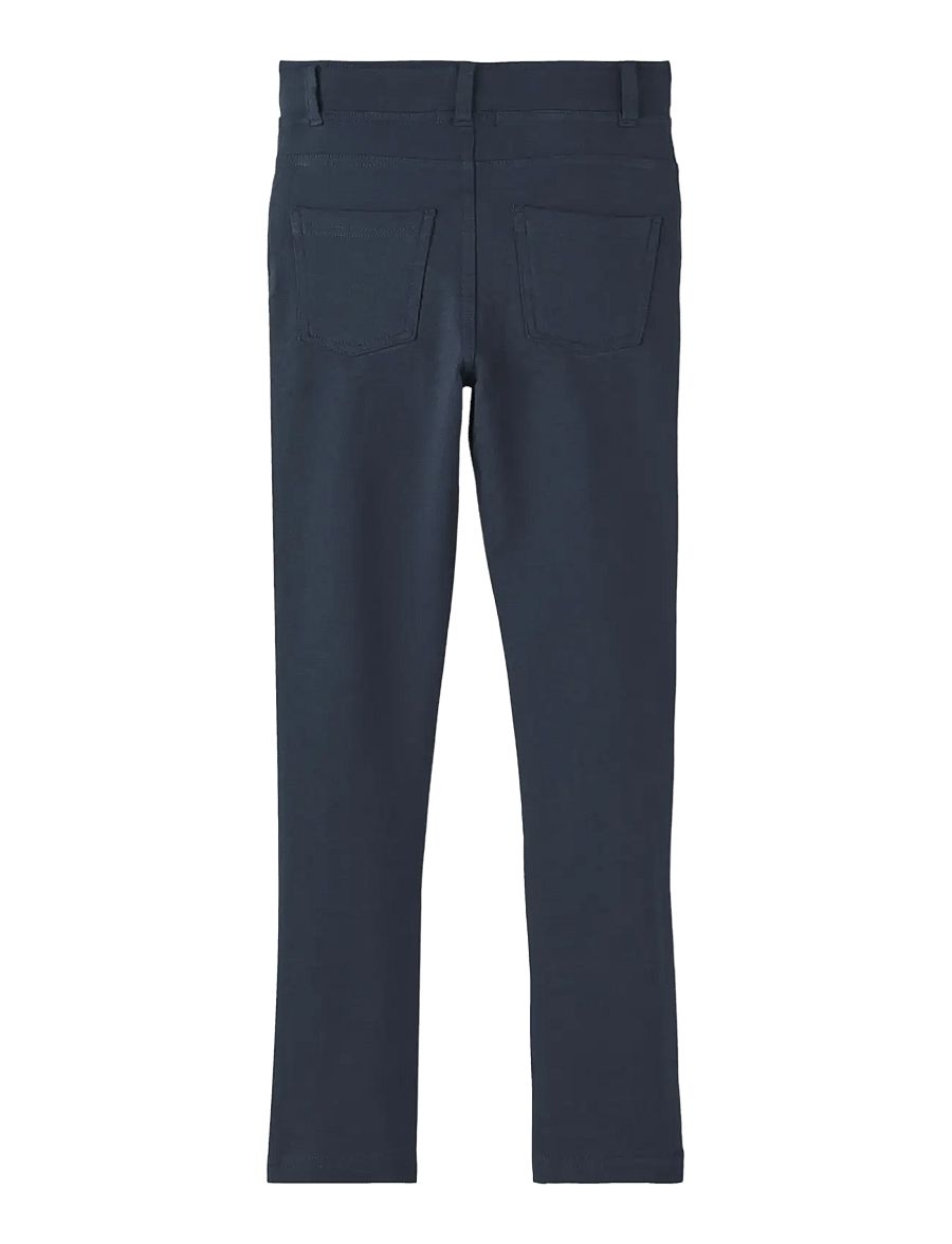name it - NKFJAVI SOLID SWE LEGGING UNB N NOOS - leggings - dark sapphire - 2