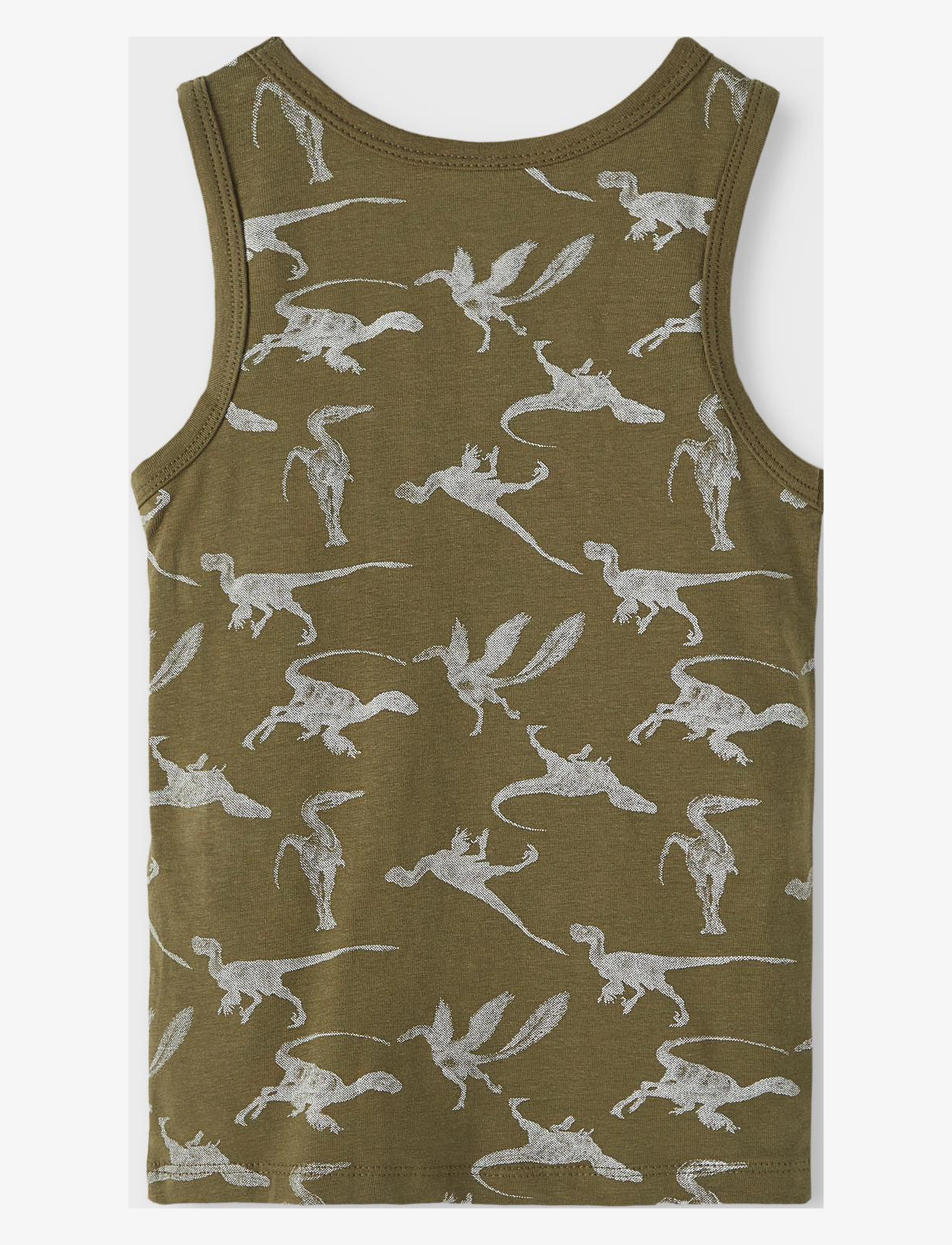 name it - NKMTANK TOP 2P OLIVE NIGHT DINO - olive night - 1