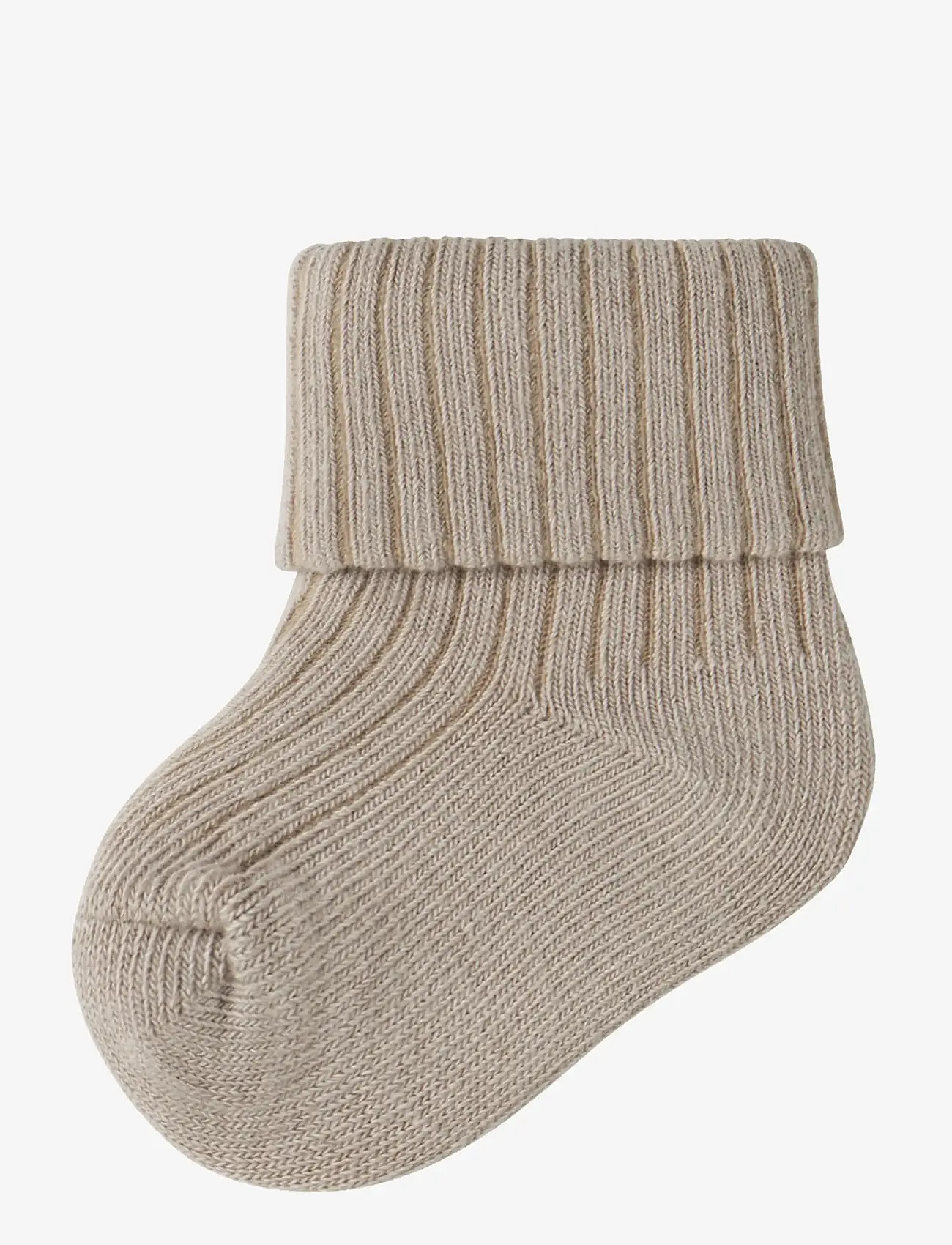 name it - NBMNOBBU SOCK - babysokker - chateau gray - 1