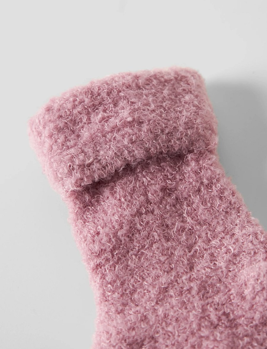 name it - NBFOLLI TERRY FLUFFY SOCK - sokid - lilas - 1