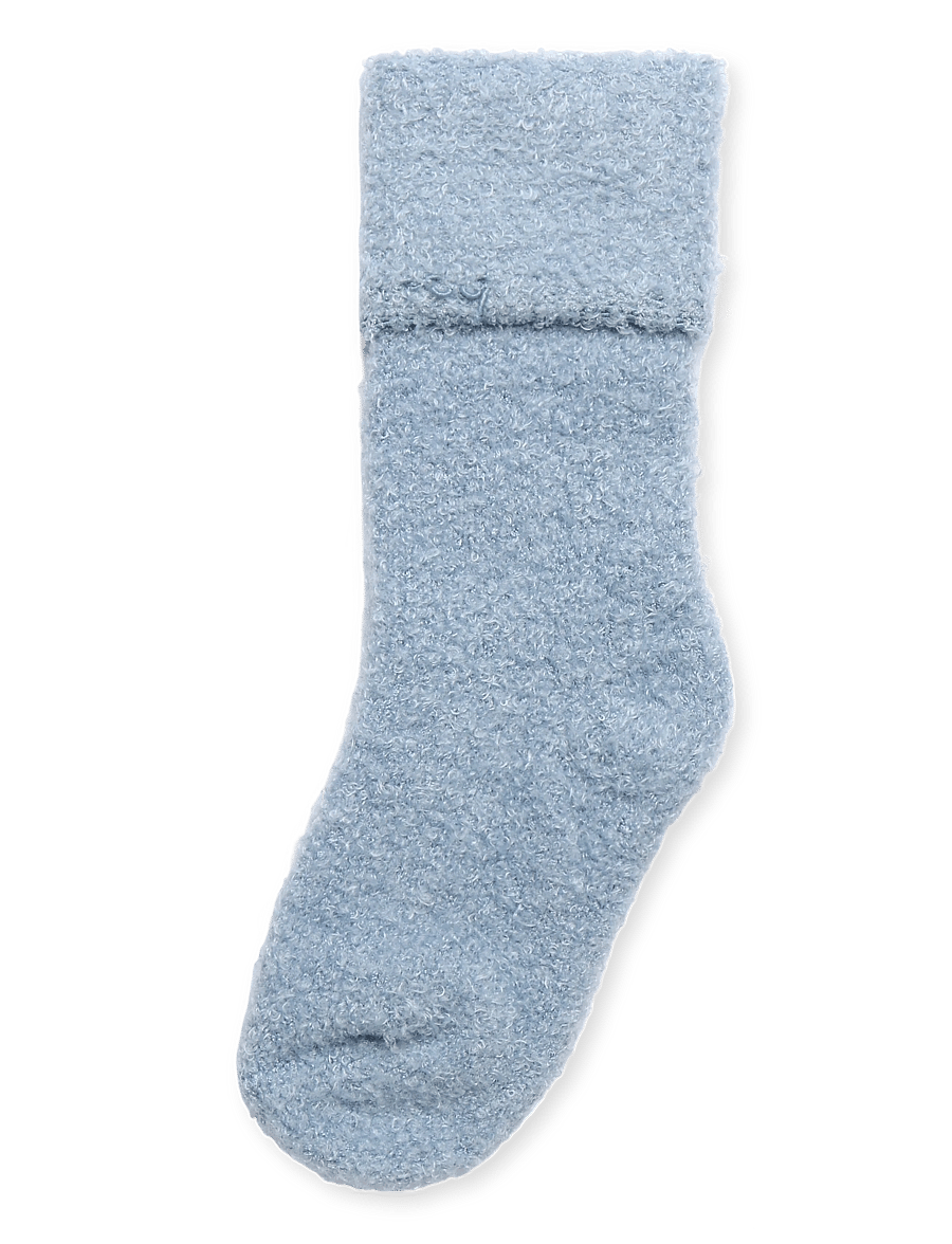name it - NBMOLLO TERRY FLUFFY SOCK - strümpfe - ashley blue - 0