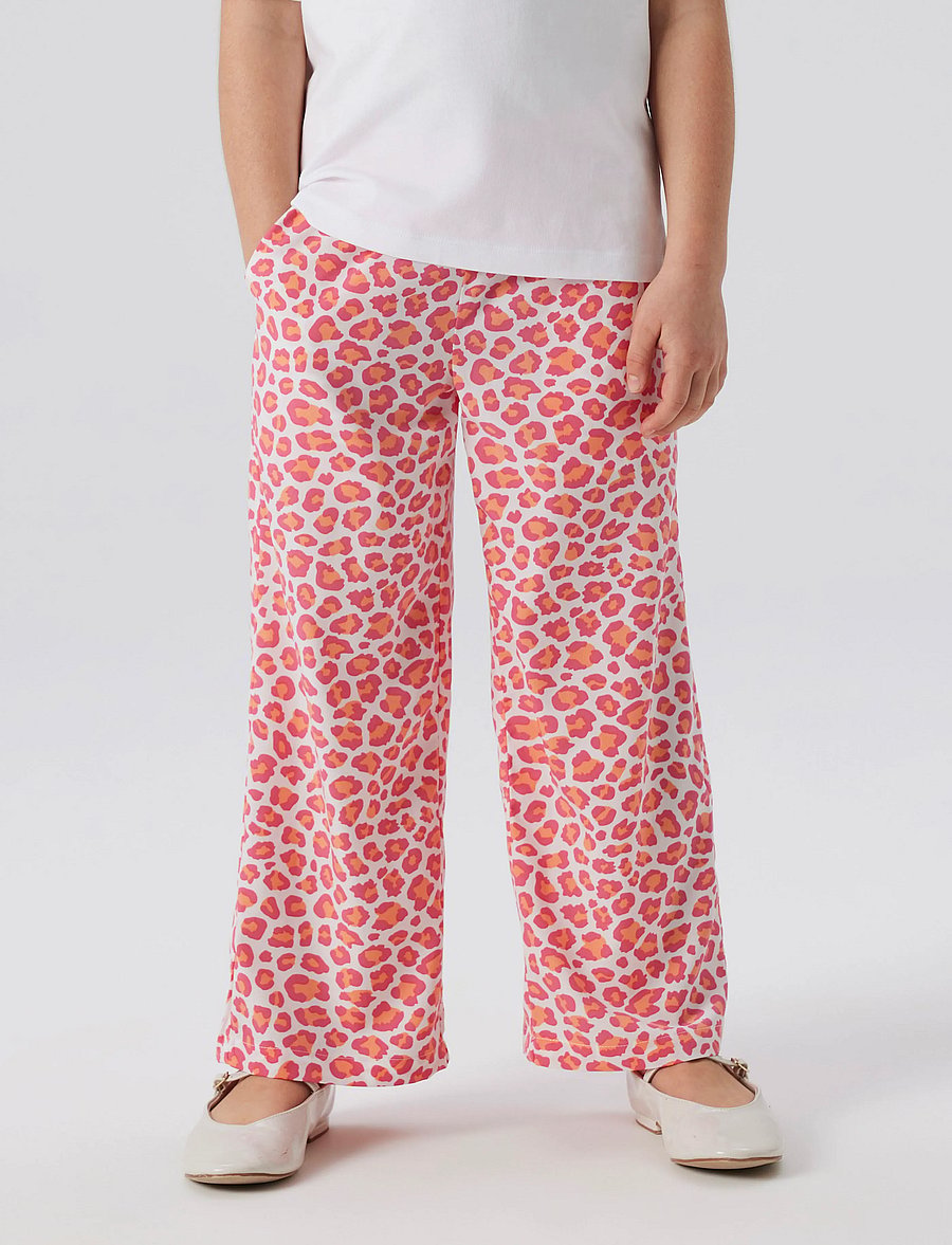name it - NKFVINAYA 7/8 WIDE PANT - shop op leeftijd - papaya punch - 2