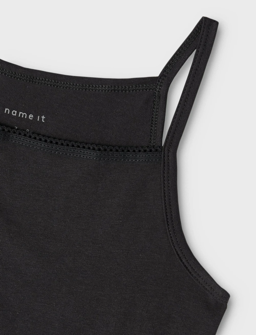 name it - NKFSTRAP TOP 2P - tops - black - 4