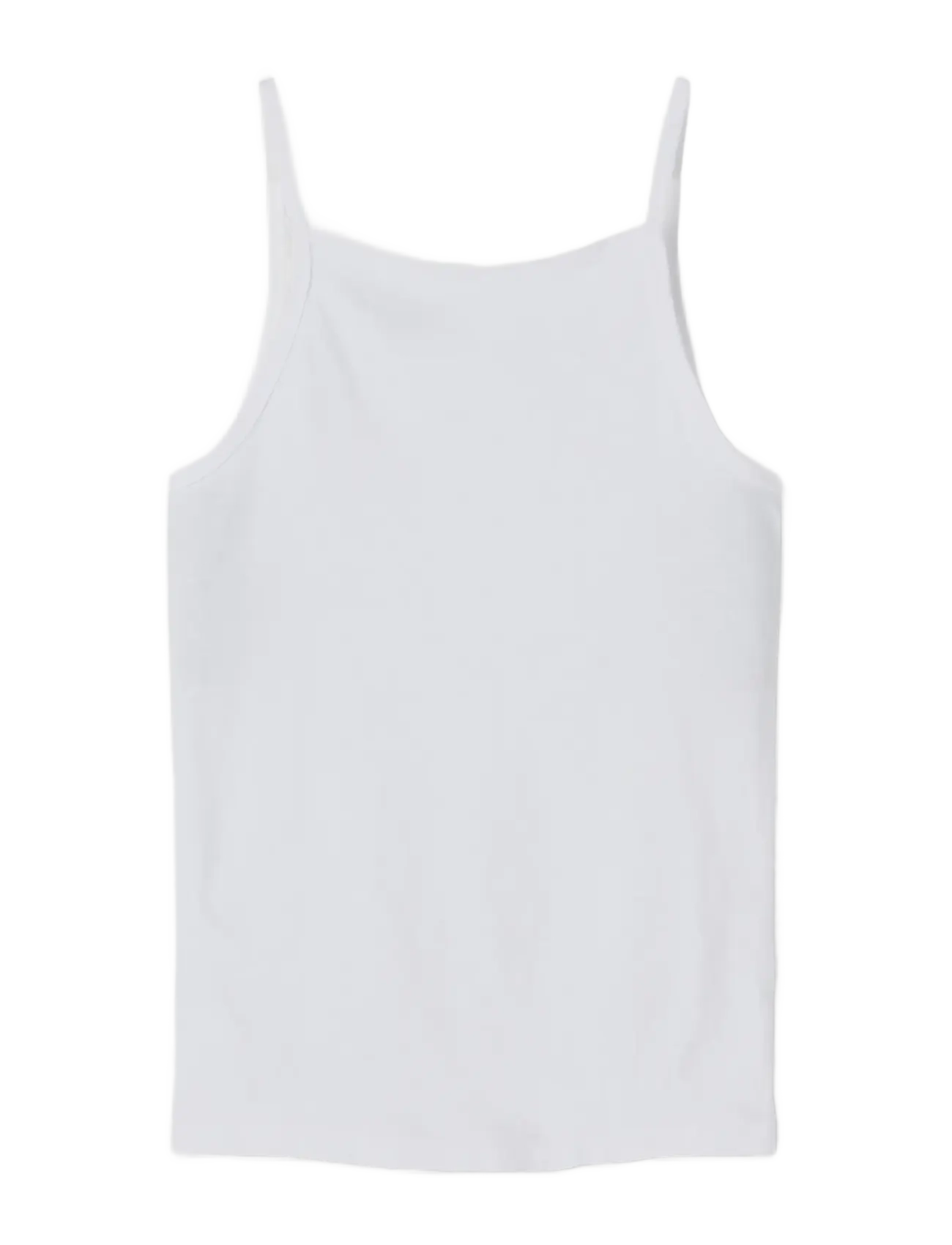 name it - NKFSTRAP TOP 2P NOOS - oberteile - bright white - 2