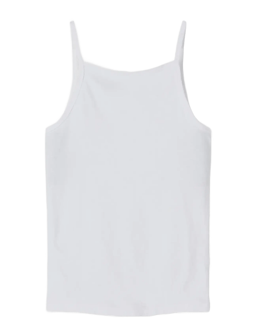 name it - NKFSTRAP TOP 2P NOOS - oberteile - bright white - 2