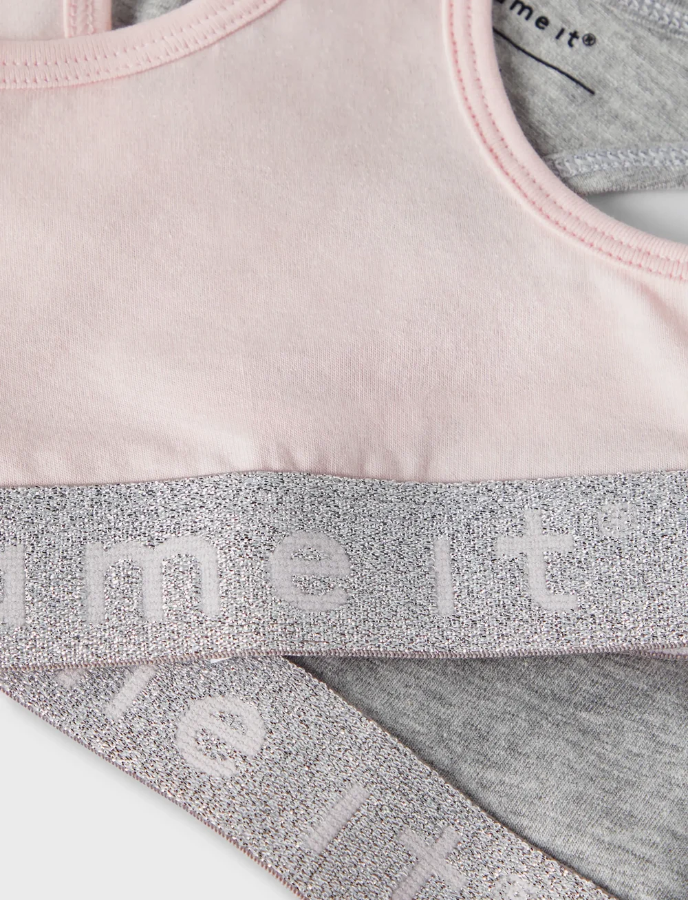 name it - NKFSHORT TOP 2P NOOS - oberteile - barely pink - 3
