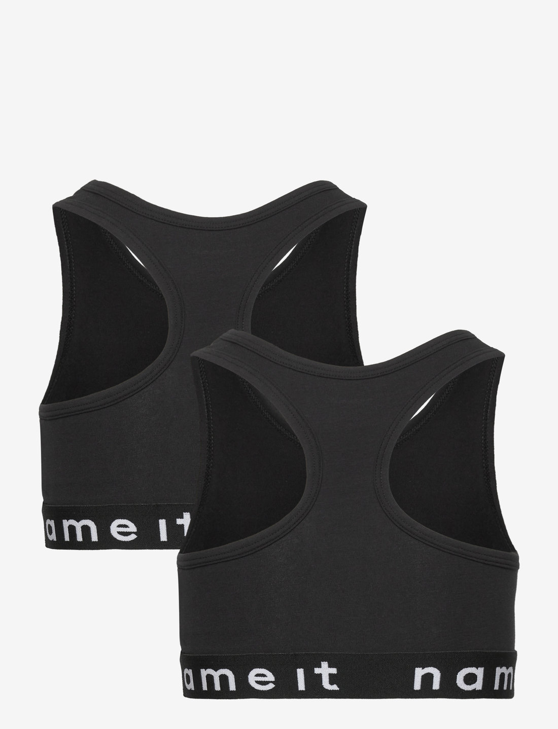 name it - NKFSHORT TOP 2P NOOS - overdele - black - 3