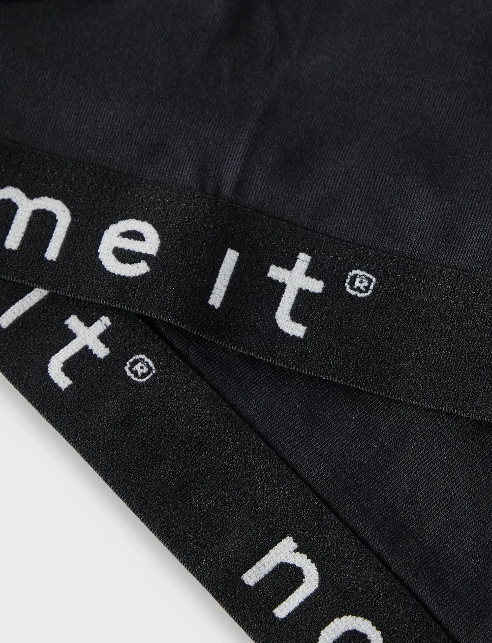 name it - NKFSHORT TOP 2P NOOS - overdele - black - 2