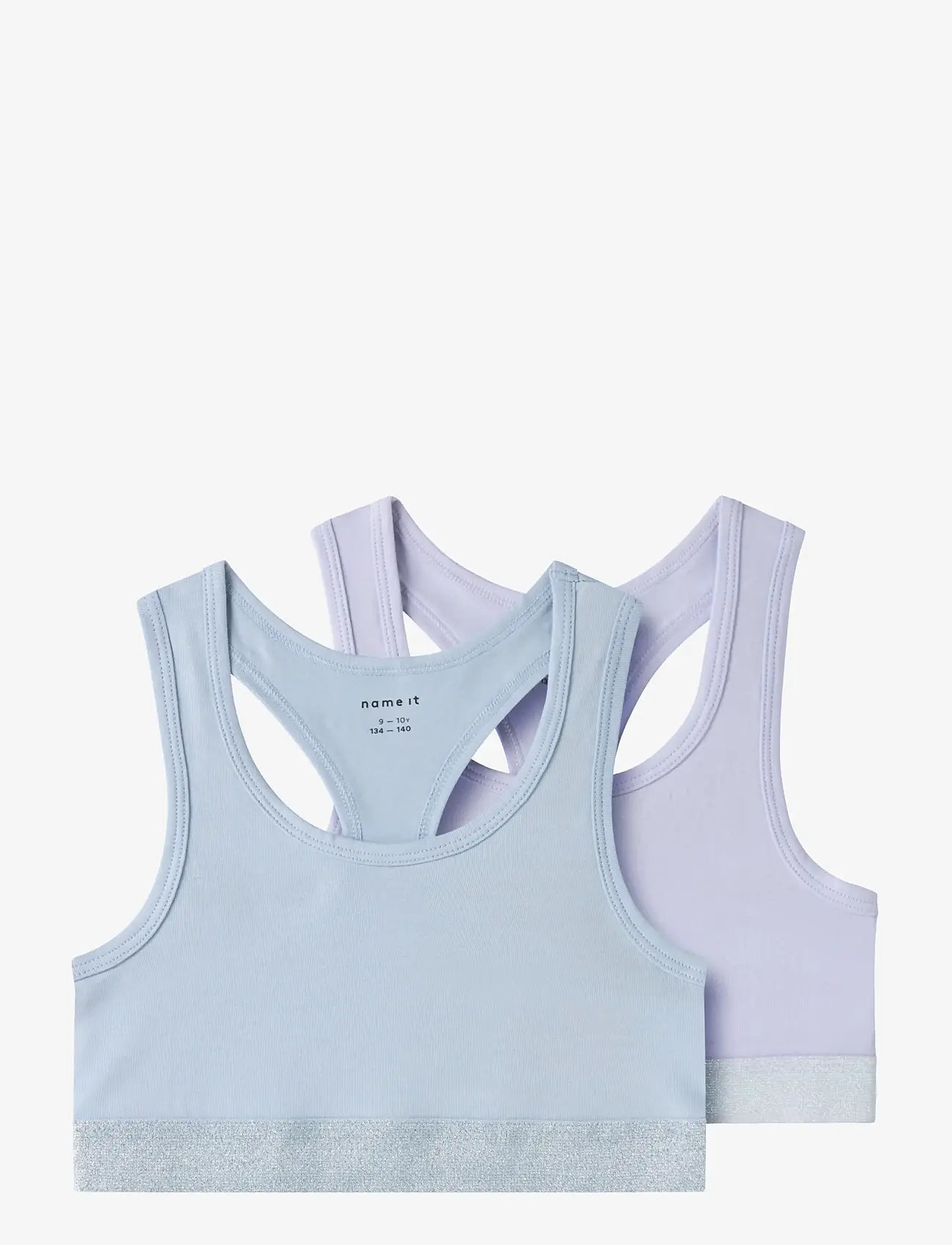 name it - NKFSHORT TOP 2P NOOS - overdele - purple heather - 0