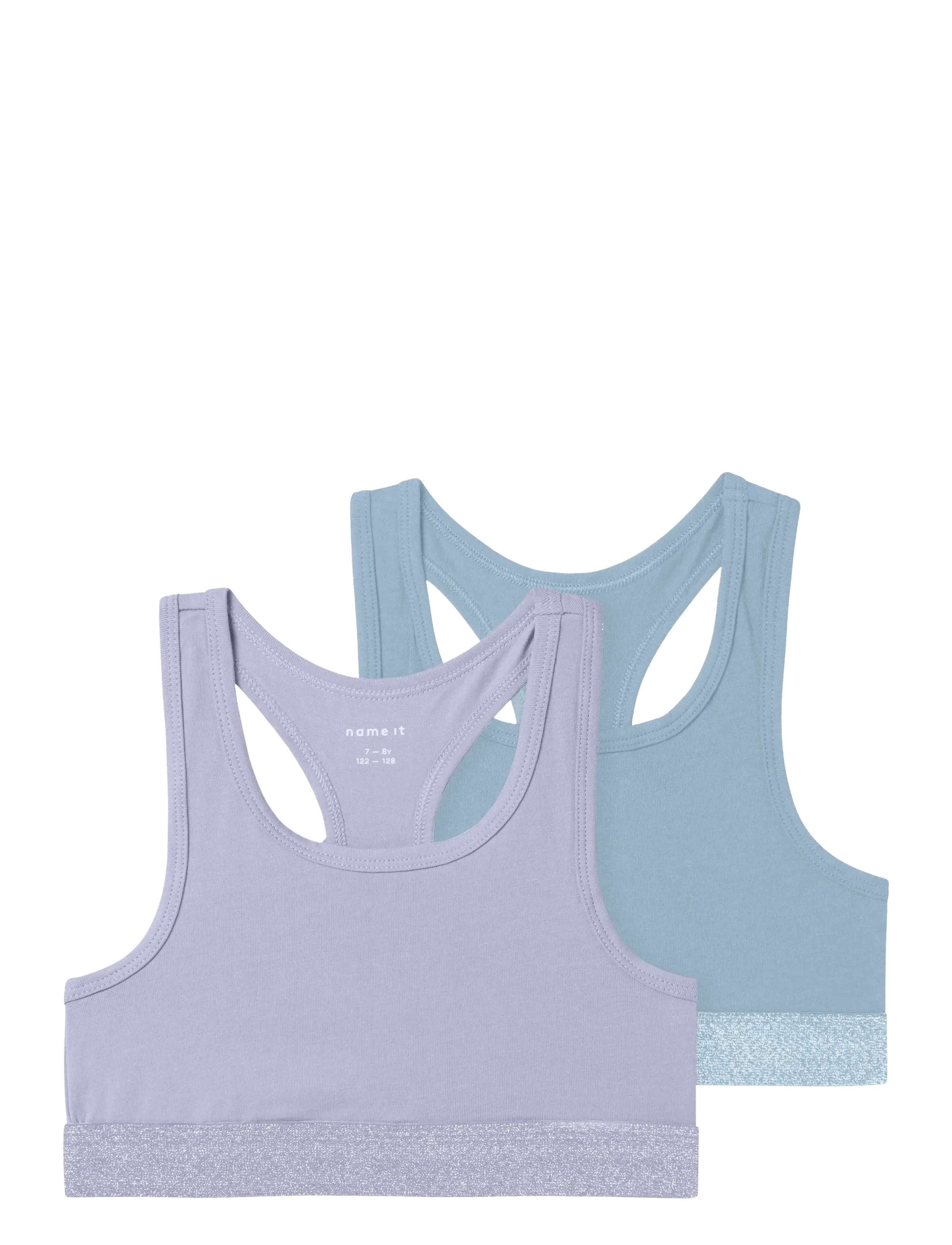 name it NKFSHORT TOP 2P NOOS - Basics - PURPLE HEATHER / multi