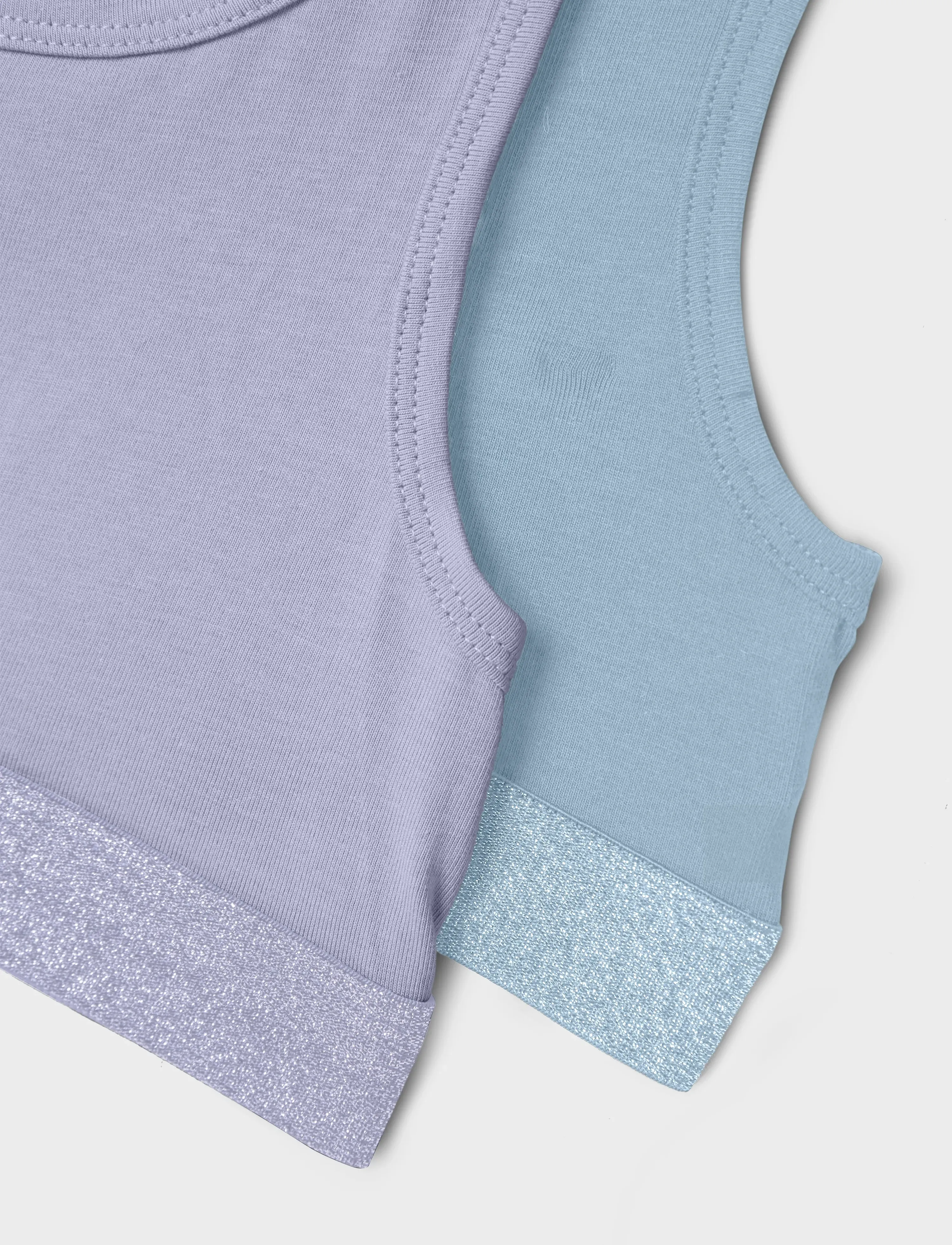 name it - NKFSHORT TOP 2P NOOS - alussärgid - purple heather - 2