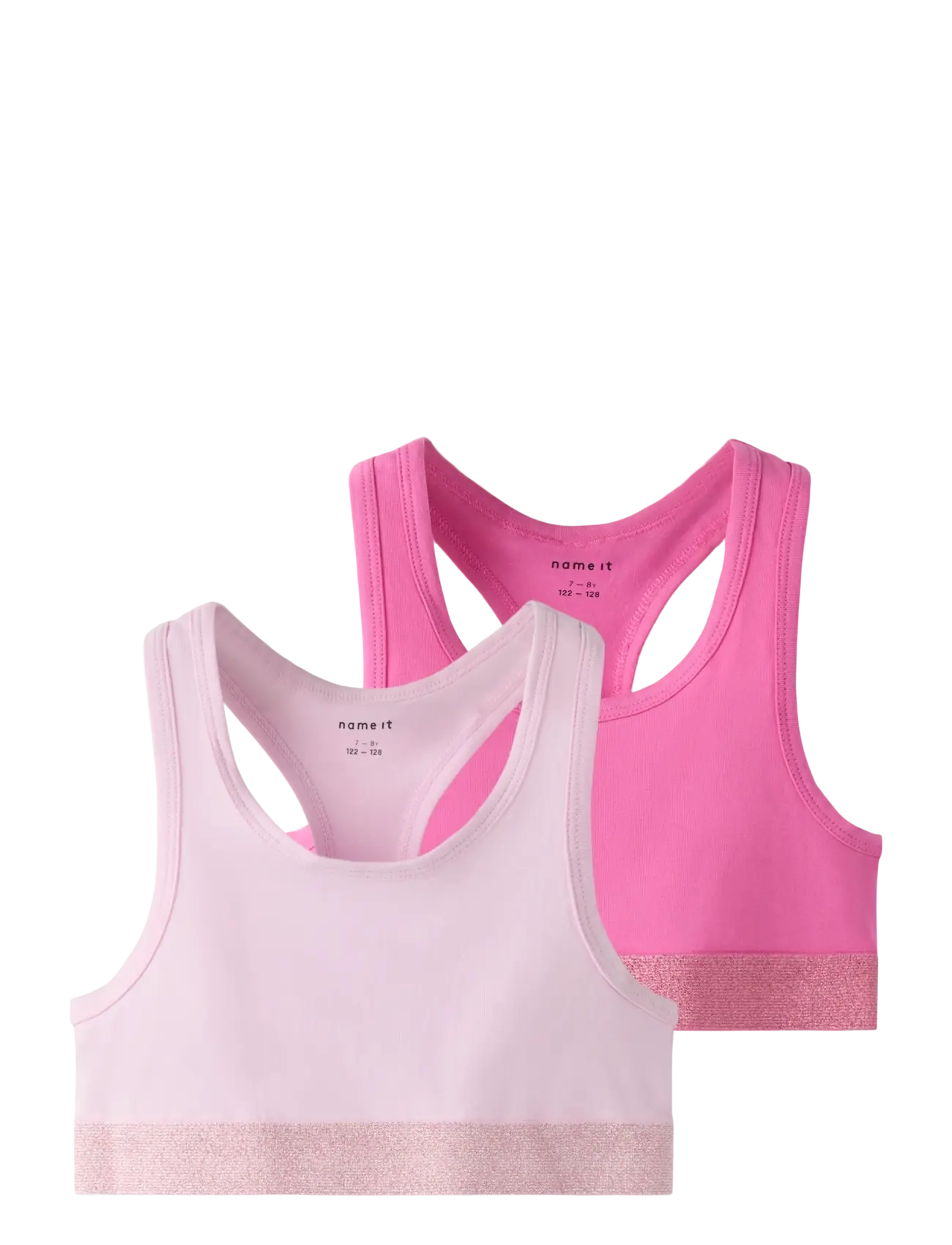 name it NKFSHORT TOP 2P NOOS - Mitmikpakk - STRAWBERRY MOON / pink/rose