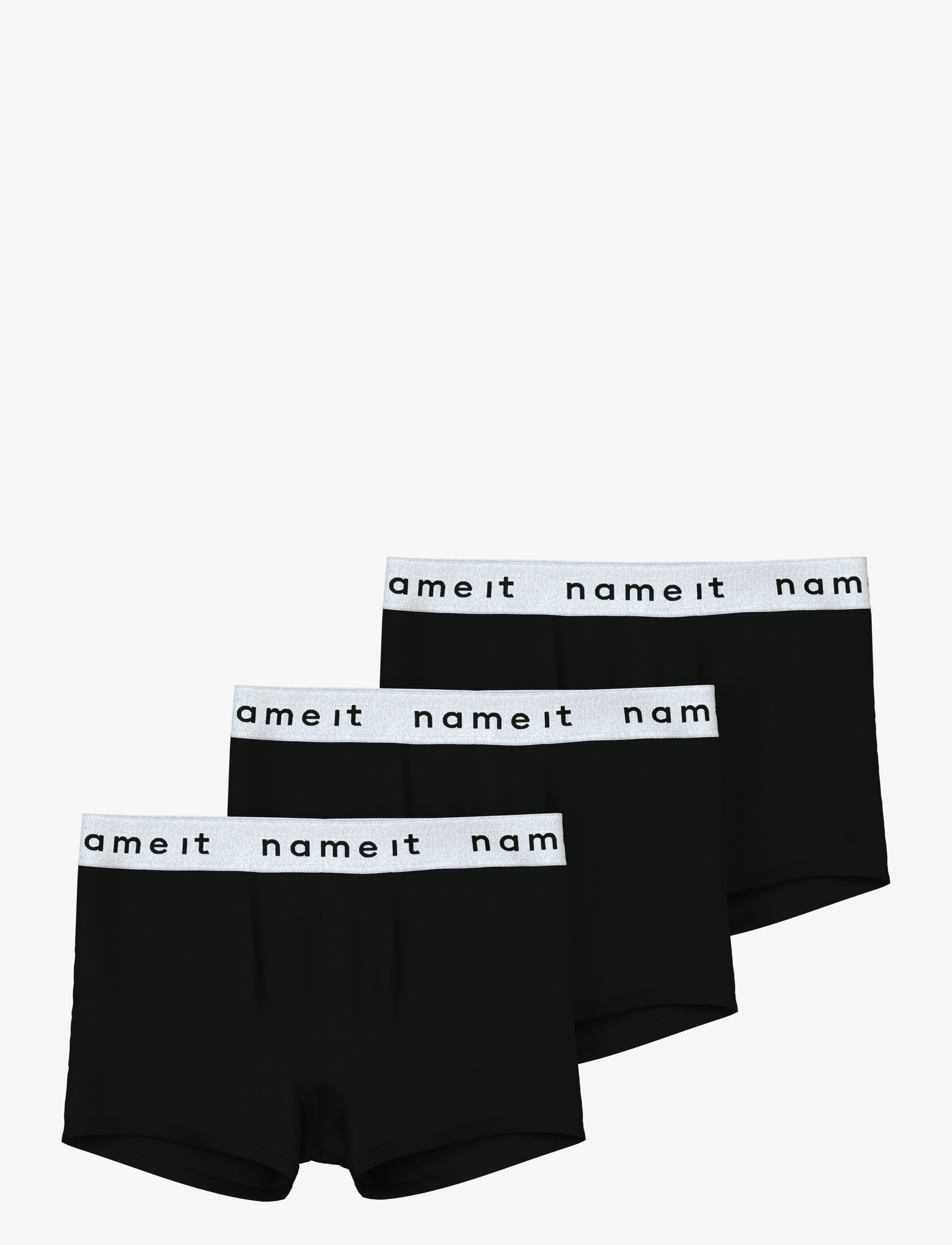 NAME IT Nkmboxer 3P Noos Schwarz - 122-128 - Kinder