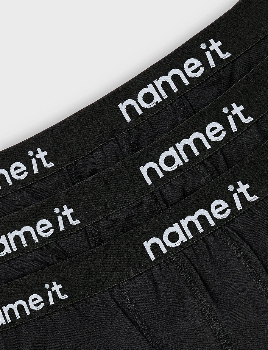 name it - NKMBOXER 3P NOOS - aluspüksid - black - 2