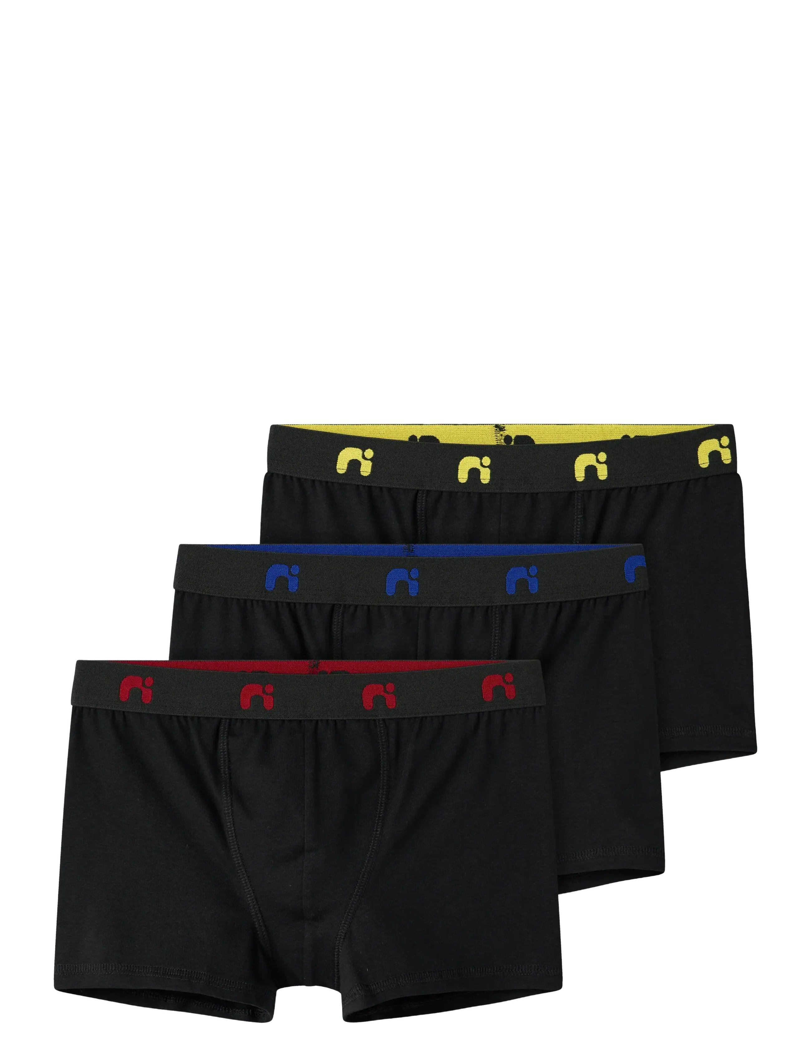 NAME IT Nkmboxer 3P Noos Schwarz - 122-128 - Kinder