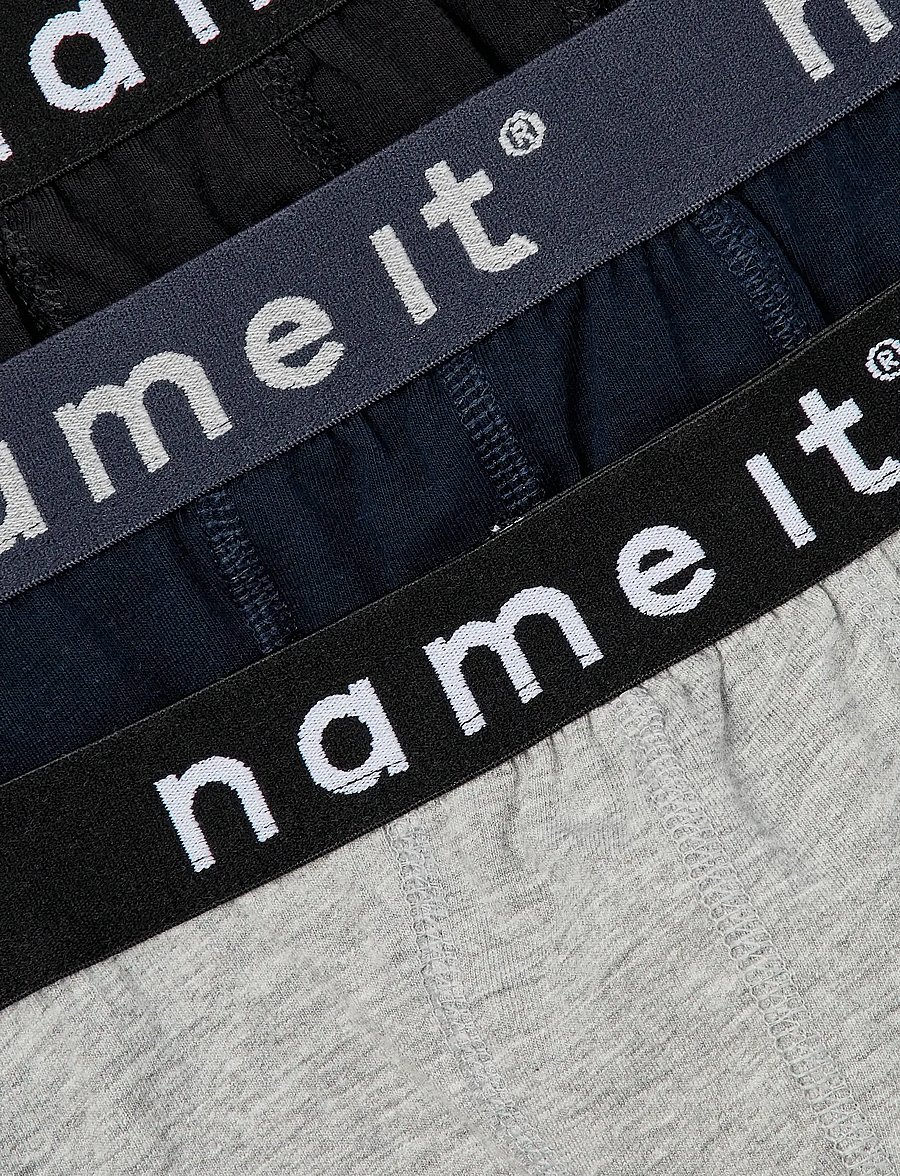 name it - NKMBOXER 3P NOOS - onderbroeken - black - 0